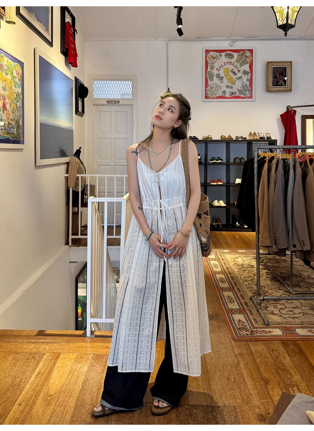 LelyMooch  リゾート ホルターネック ワンピース  LEM103