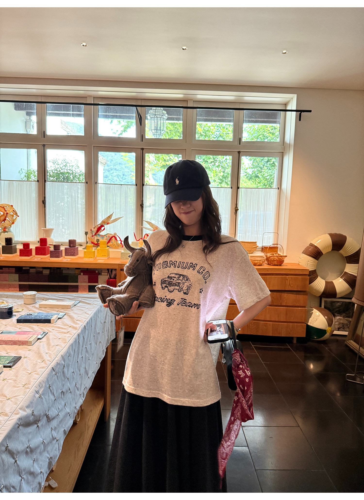 LelyMooch カラーポイントTシャツ  LEM207