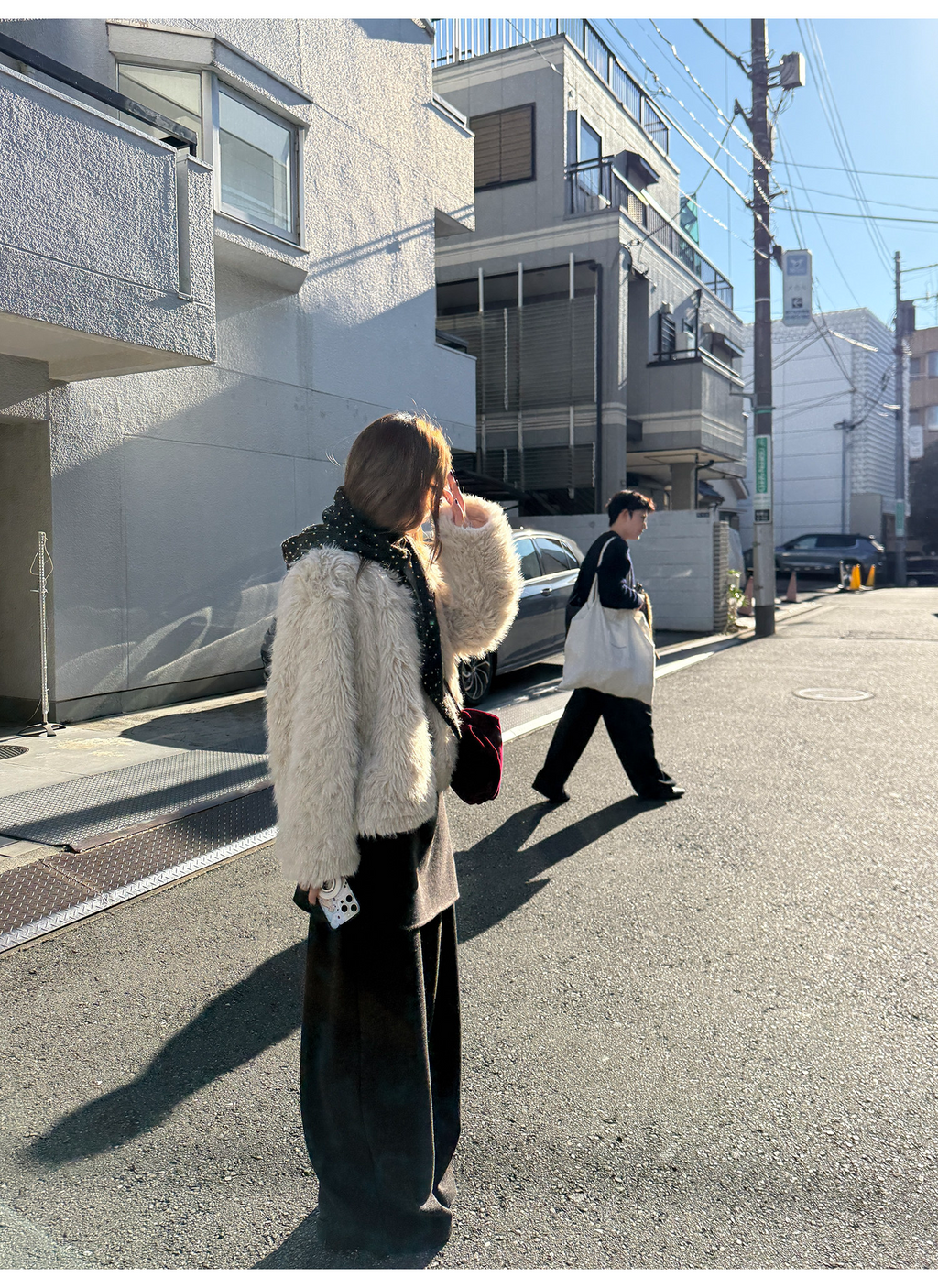 LelyMooch レイヤード風 ワイドパンツ  LEM283