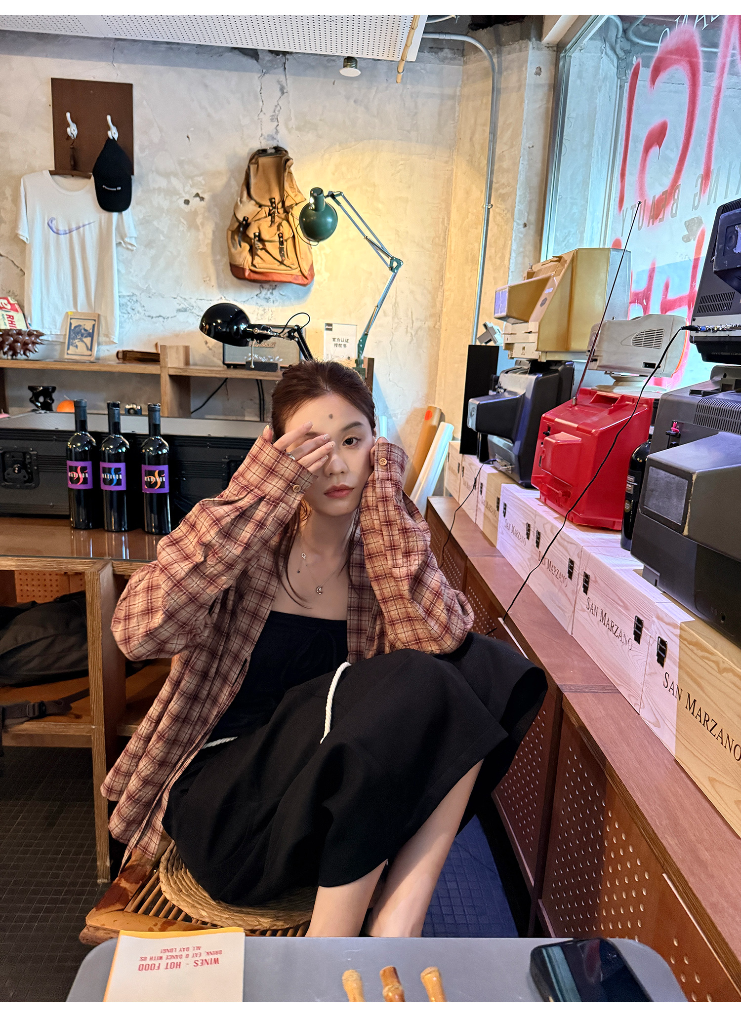 LelyMooch ローブ風リラックスカーデ  LEM211