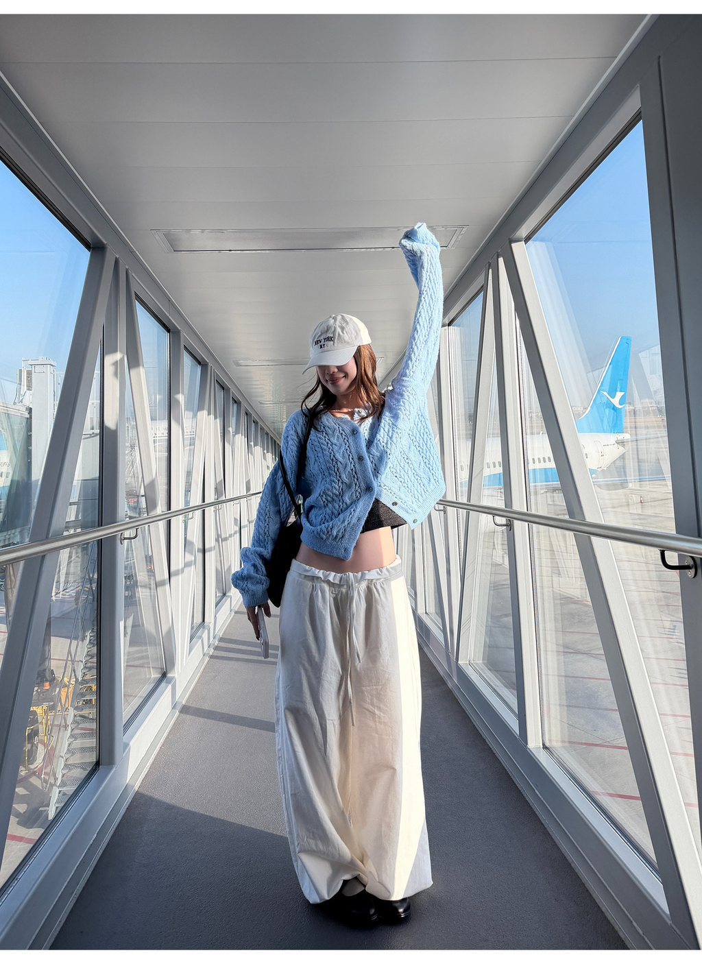 LelyMooch フリルウエスト バルーンワイドパンツ  LEM315