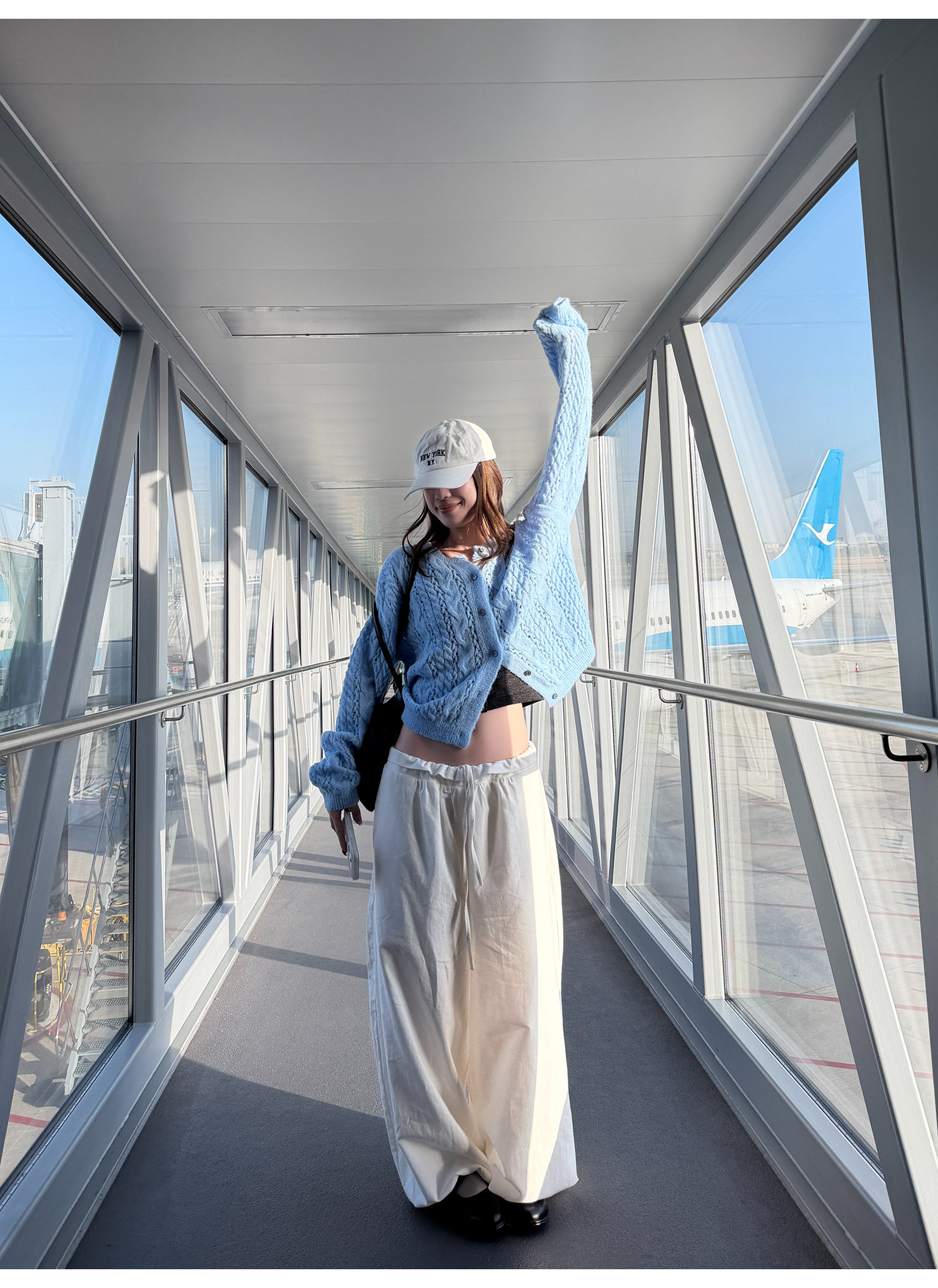 LelyMooch フリルウエスト バルーンワイドパンツ  LEM315