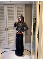 LelyMooch  シルエット抜群　ワイドスラックス  LEM121