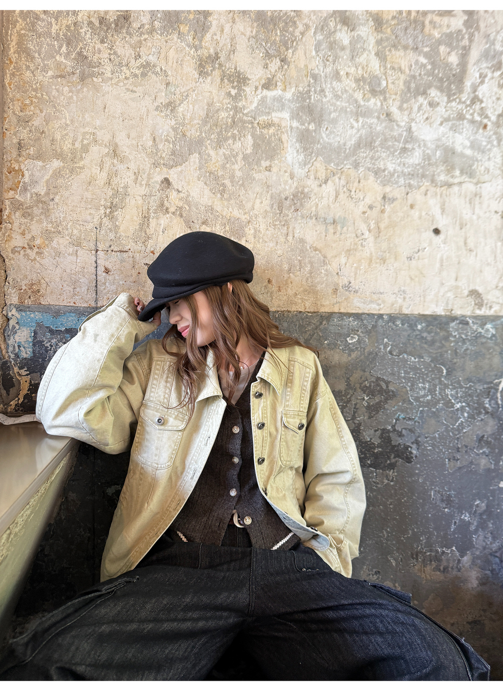 LelyMooch 裏フリースショートジャケット  LEM256