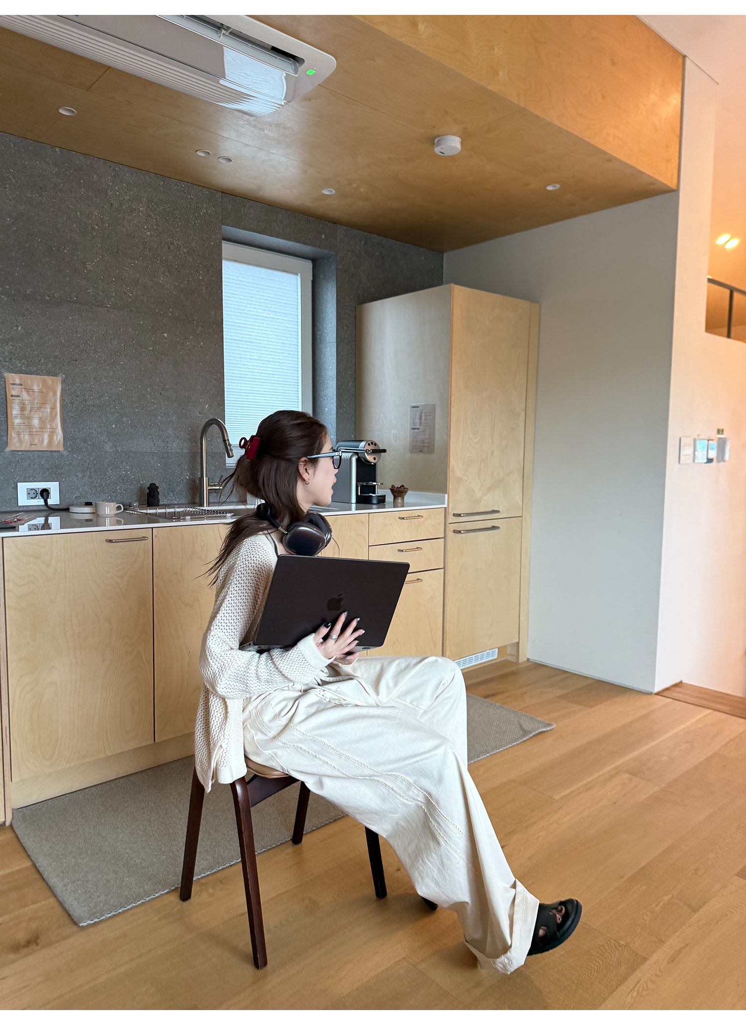 LelyMooch ウエストコードワイドパンツ  LEM229