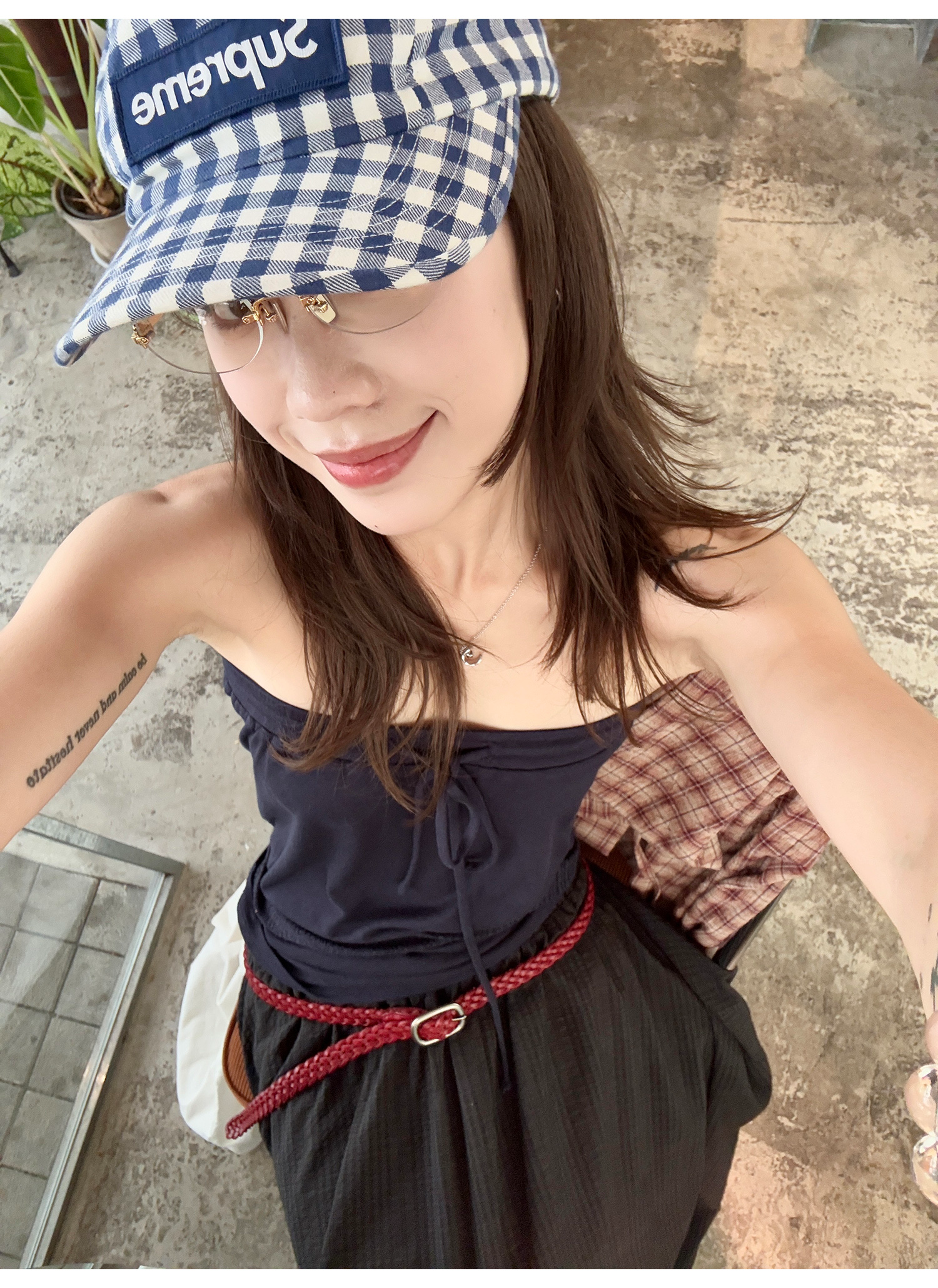 LelyMooch ブルートーンチューブトップ  LEM212