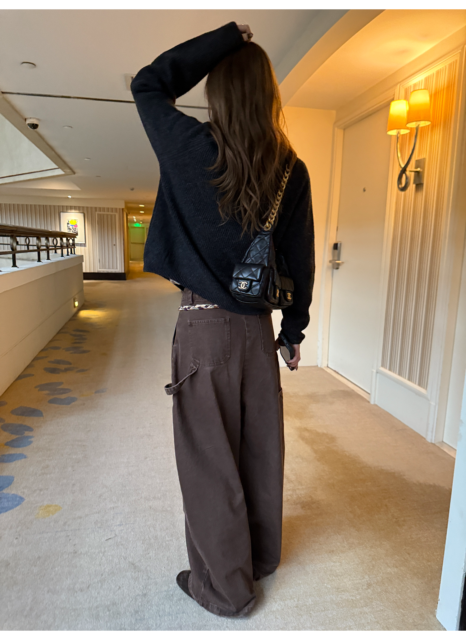 LelyMooch ハンティングムード ワイドパンツ  LEM271