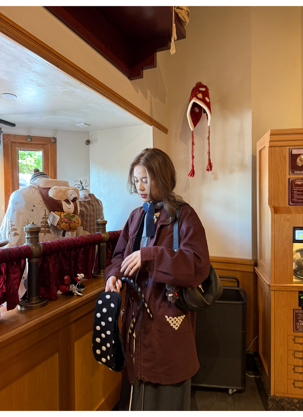 LelyMooch ゆるっとフリースワークジャケット  LEM242