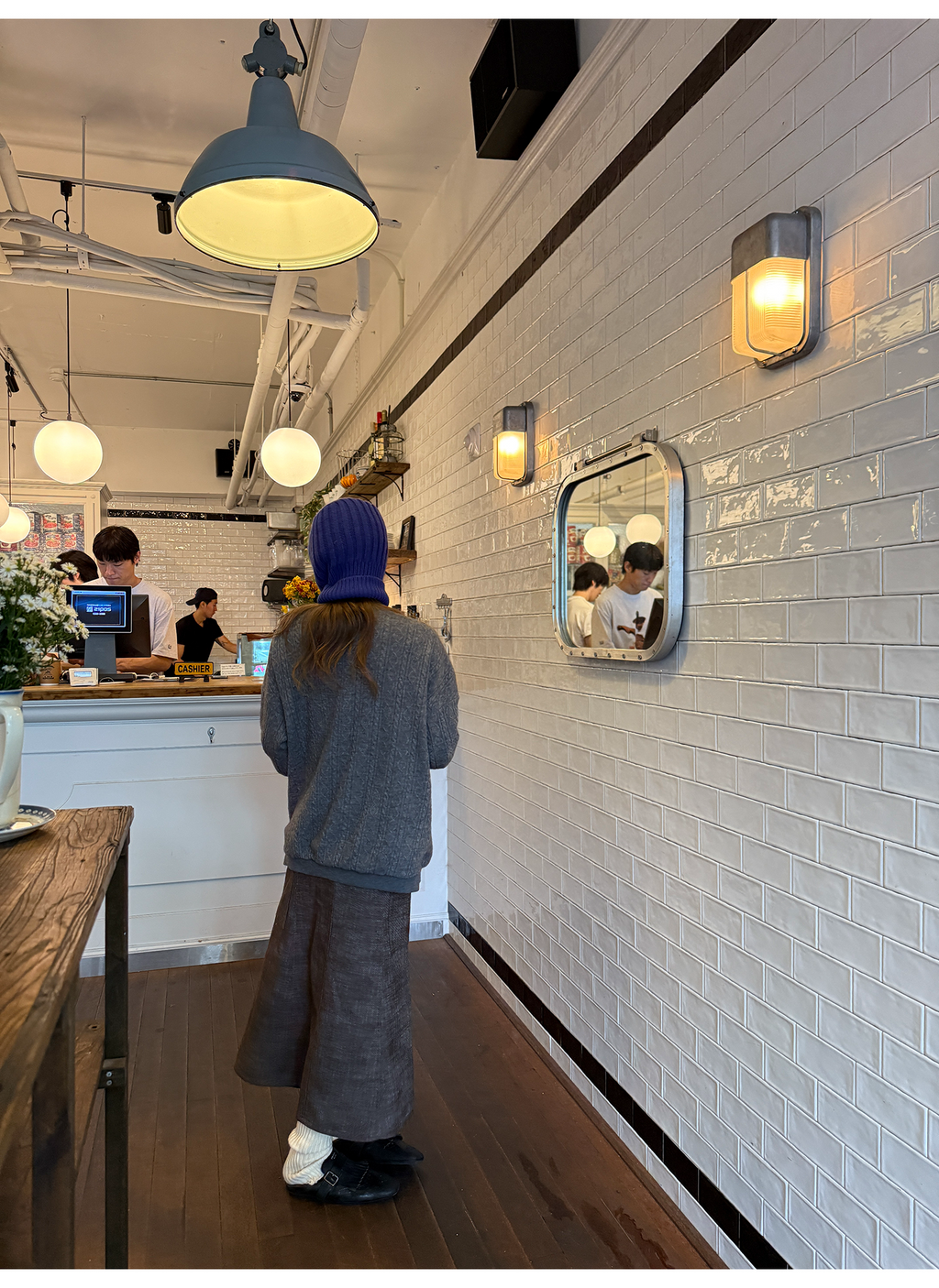 LelyMooch ヴィンテージ絞り編みニットジャケット　LEM263