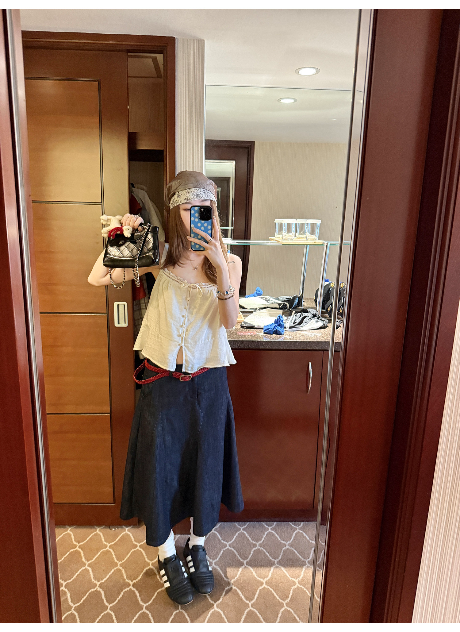 LelyMooch フレンチレースキャミ  LEM200