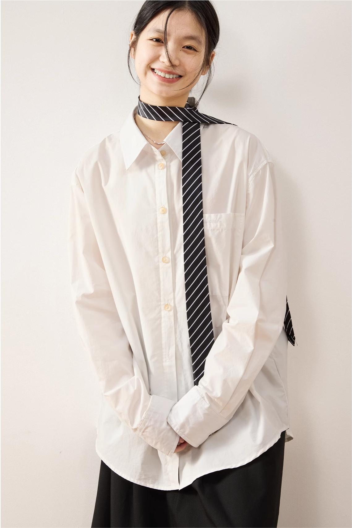 ロングスリーブフシャツ  春LOM015