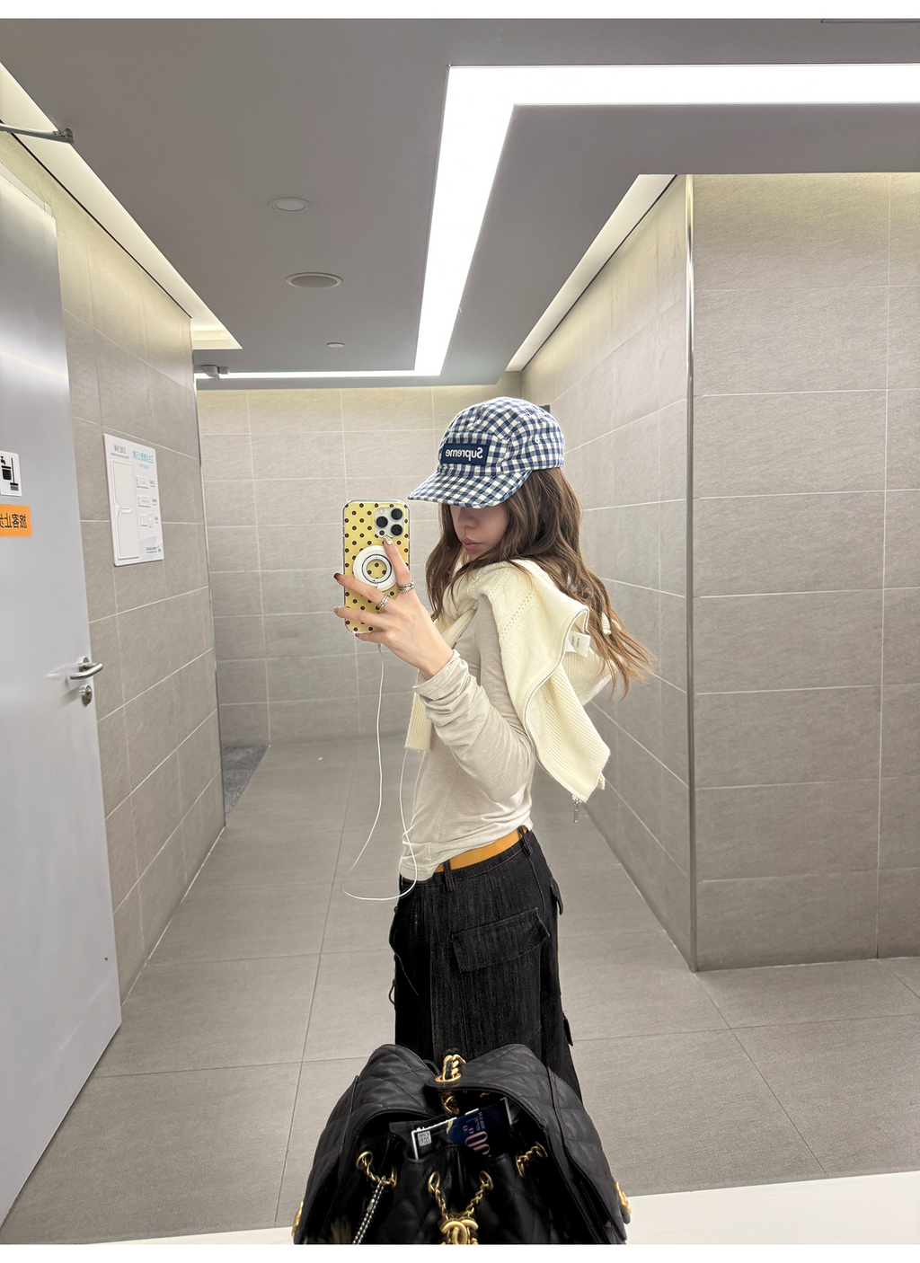 LelyMooch ウール100% ケーブルジップハイネックニット  LEM260