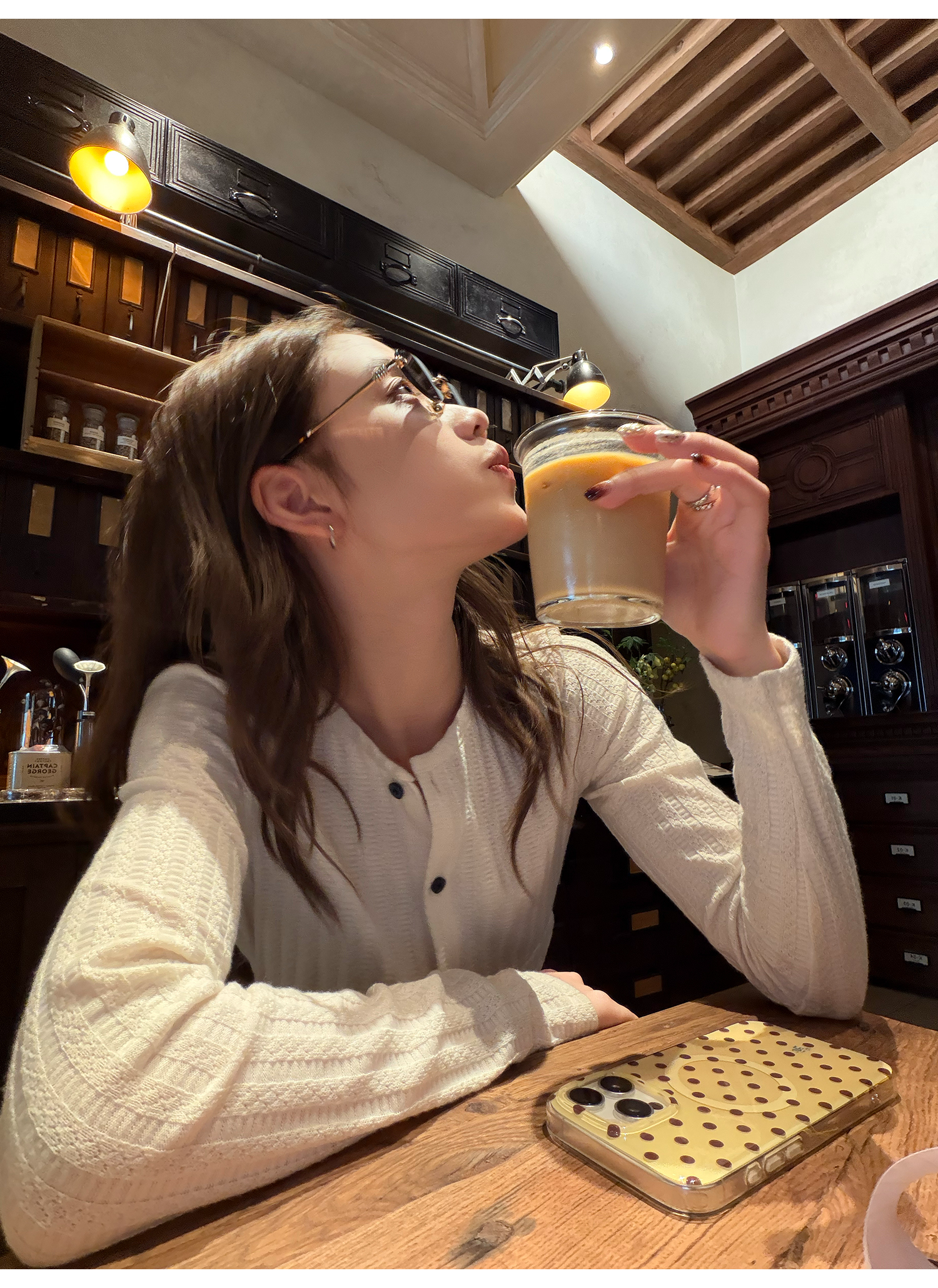 LelyMooch フラップポケットリブニット  LEM237