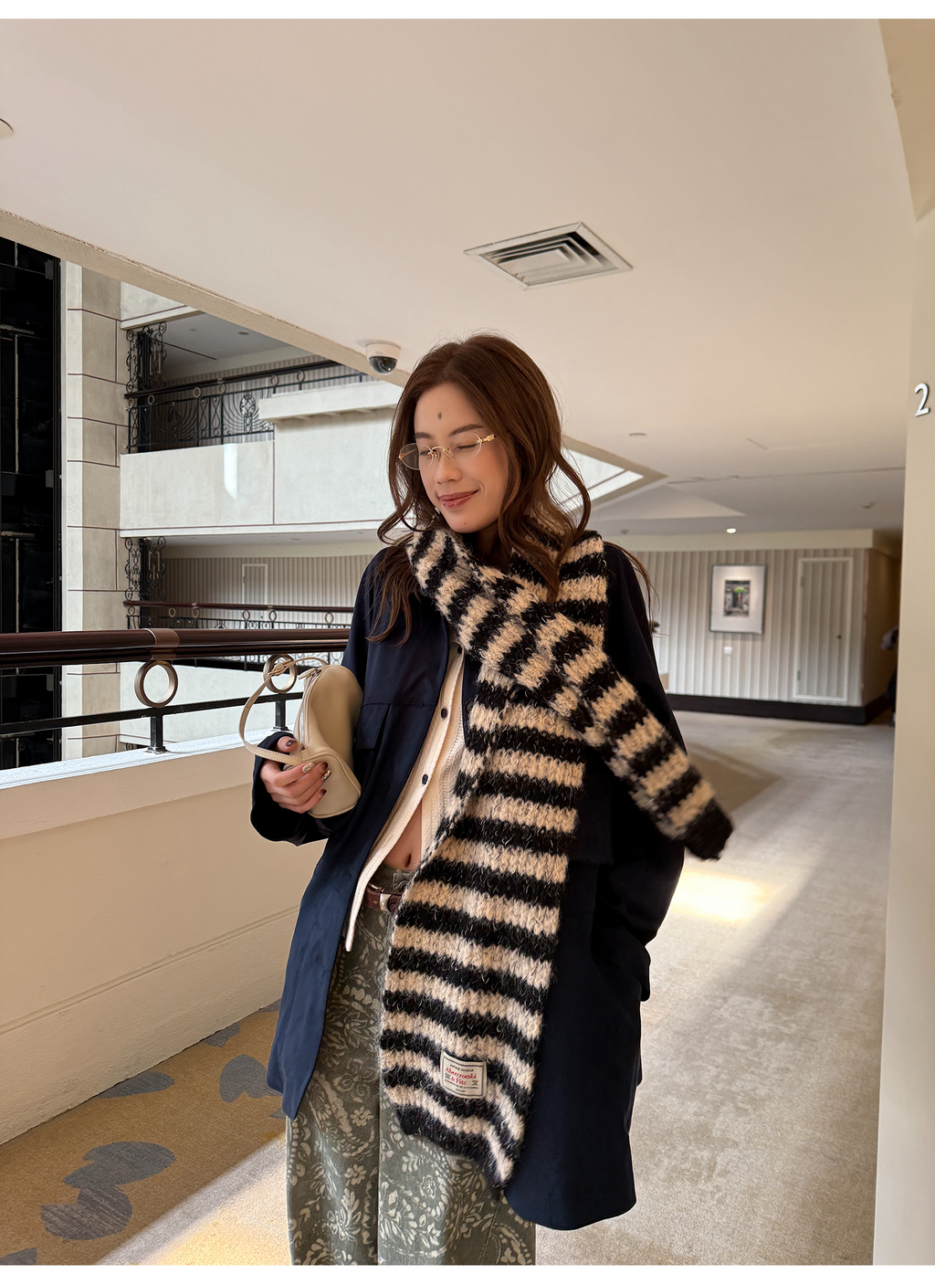 LelyMooch あったかフリース×スエードジャケット  LEM238