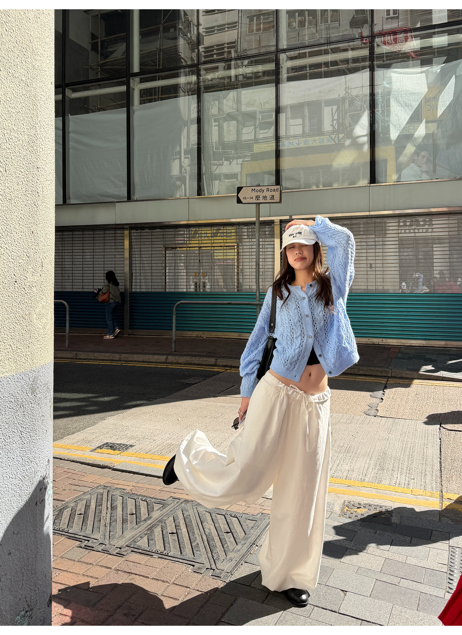 LelyMooch フリルウエスト バルーンワイドパンツ  LEM315