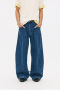 Hem-Adjust Wide Straight Denim LOM102
