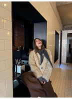 LelyMooch Cappotto con cappuccio in pile sherpa LEM269