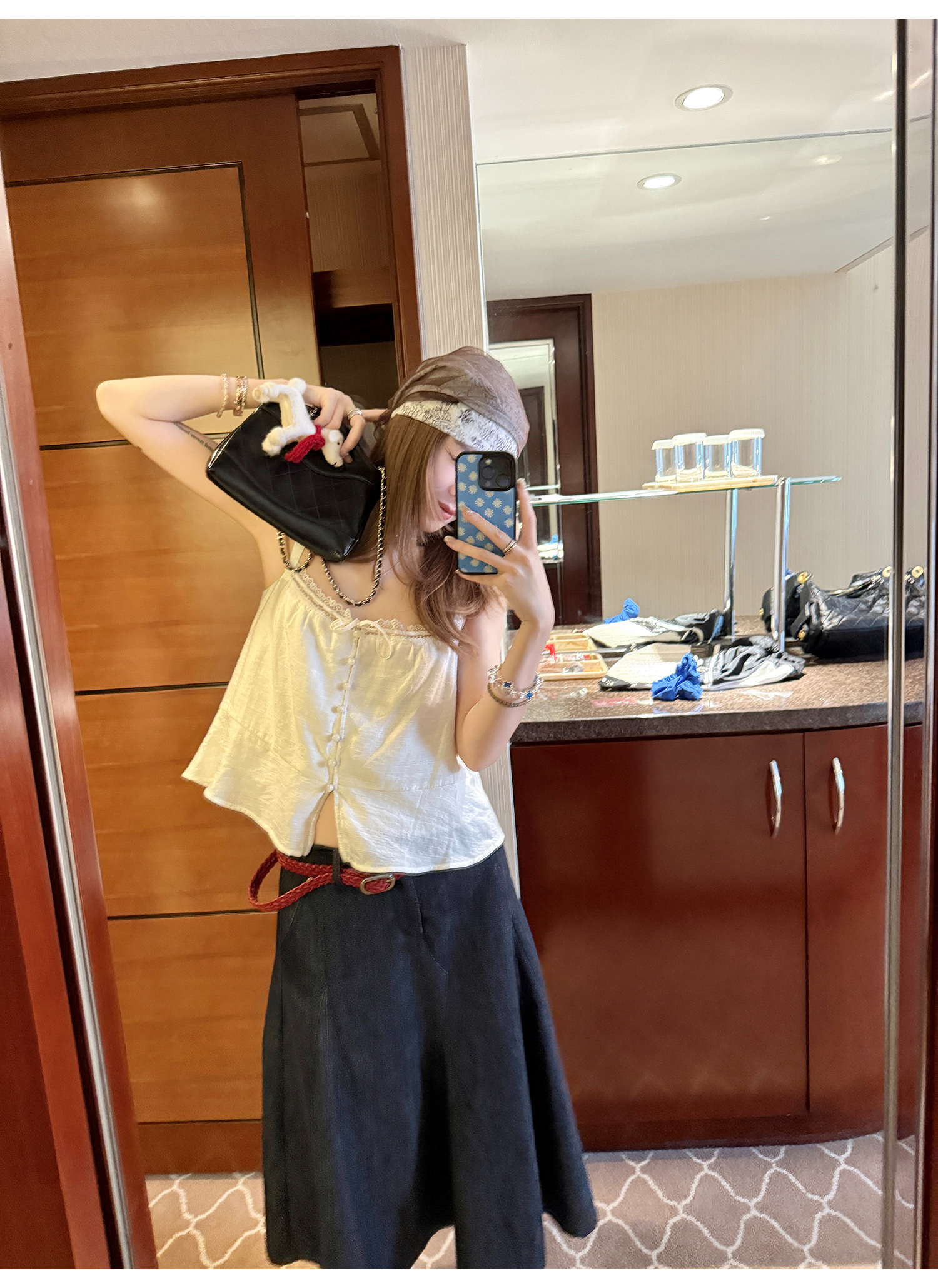 LelyMooch フレンチレースキャミ  LEM200