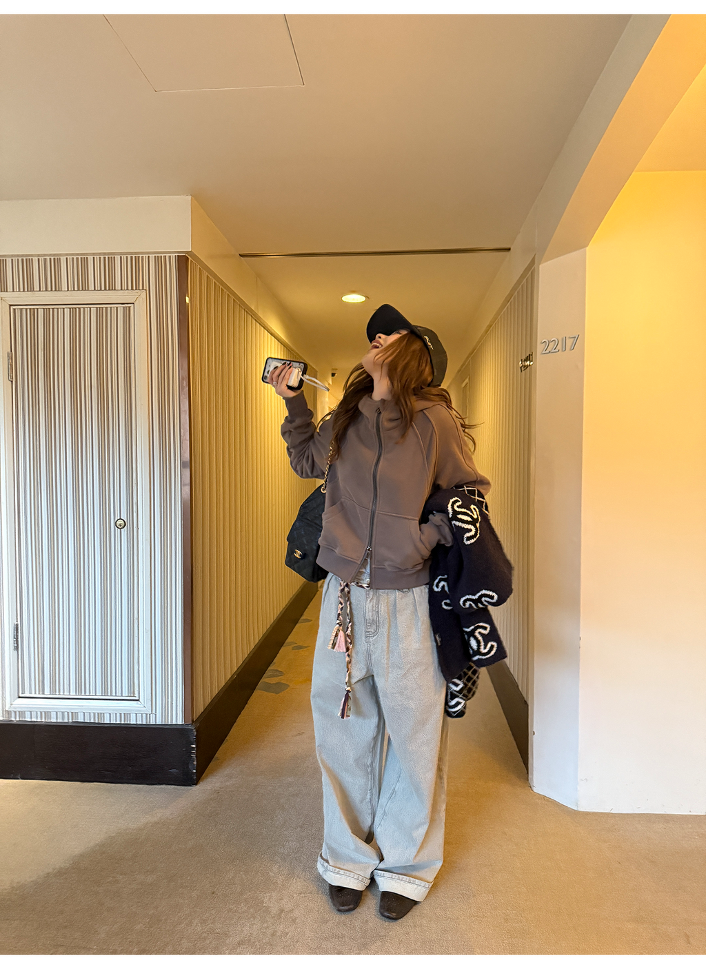 LelyMooch 韓ストムード アッシュホワイトデニム  LEM270