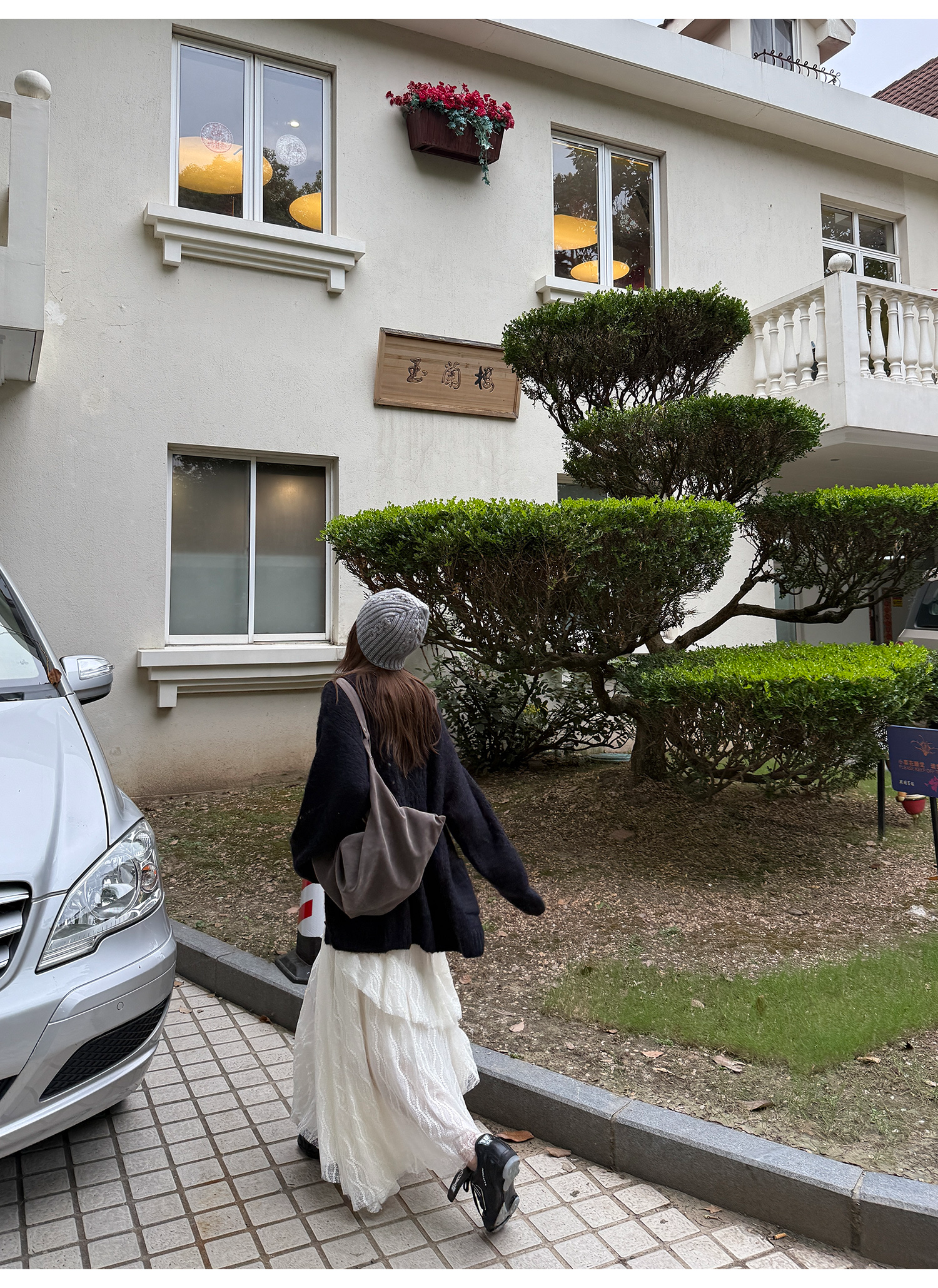 LelyMooch 3段レーススカート フェミニン  LEM220