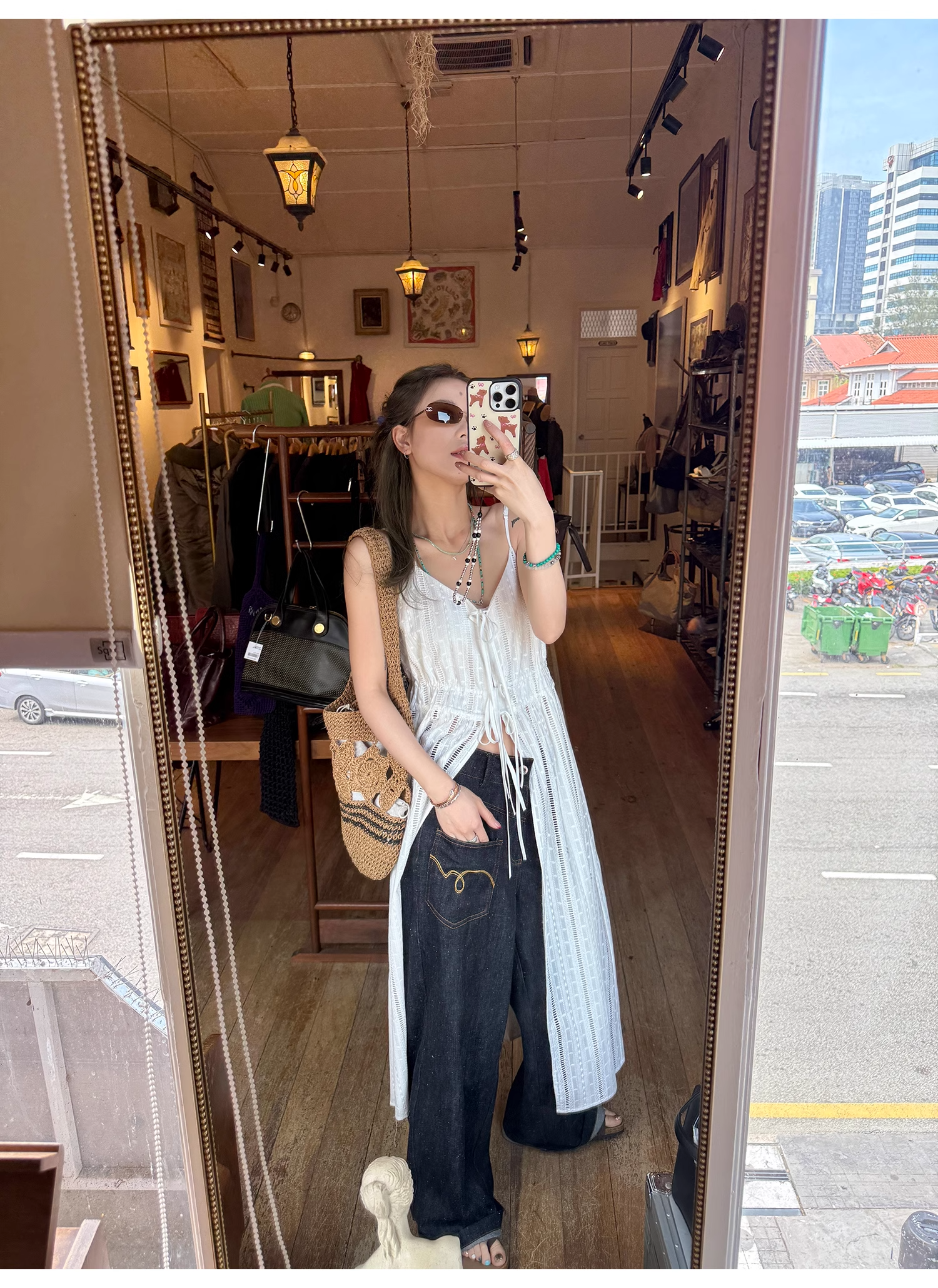 LelyMooch  リゾート ホルターネック ワンピース  LEM103