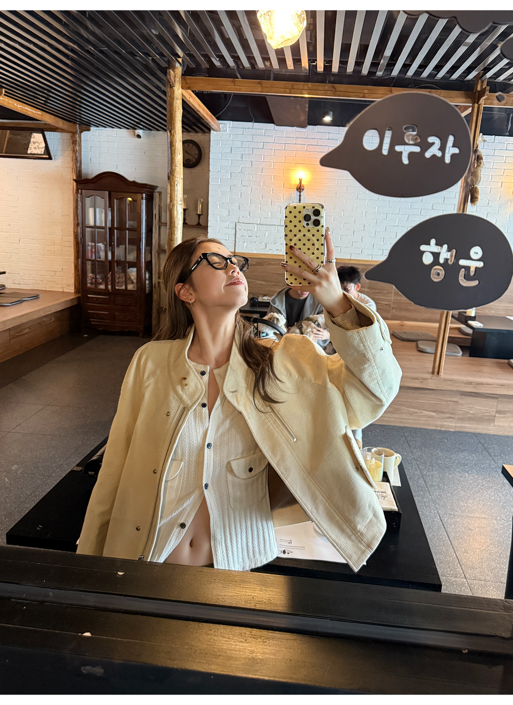 LelyMooch 厚手コーデュロイライダースジャケット LEM245