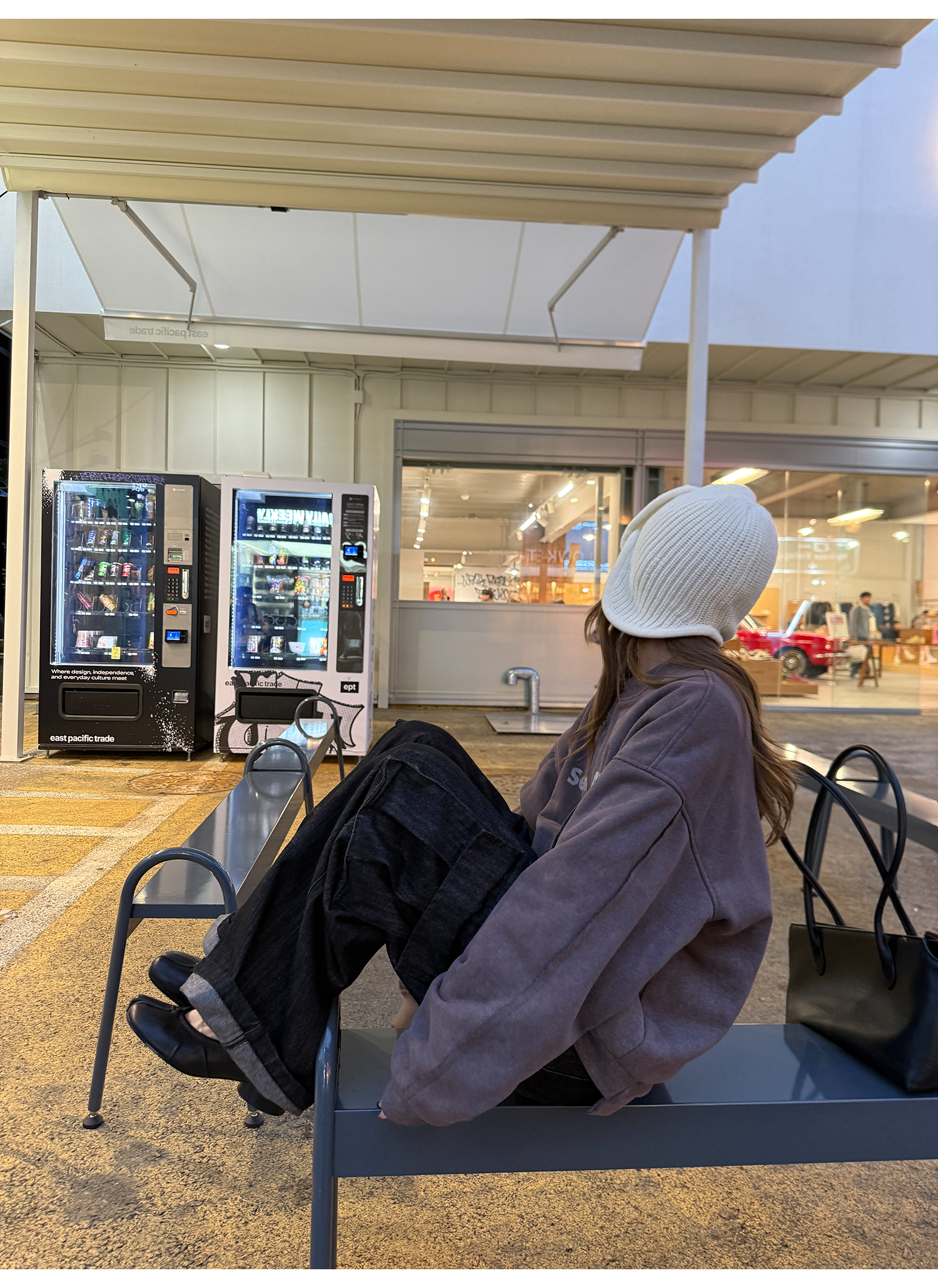 LelyMooch ジップスウェット アメリカンヴィンテージ風  LEM264