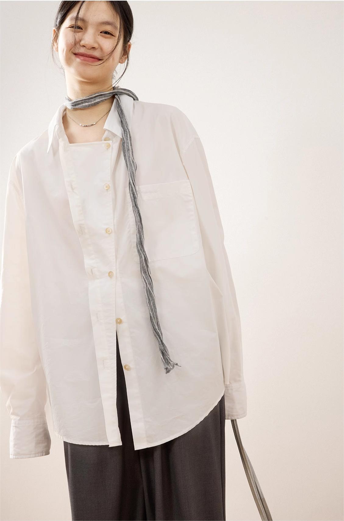 ロングスリーブフシャツ  春LOM015