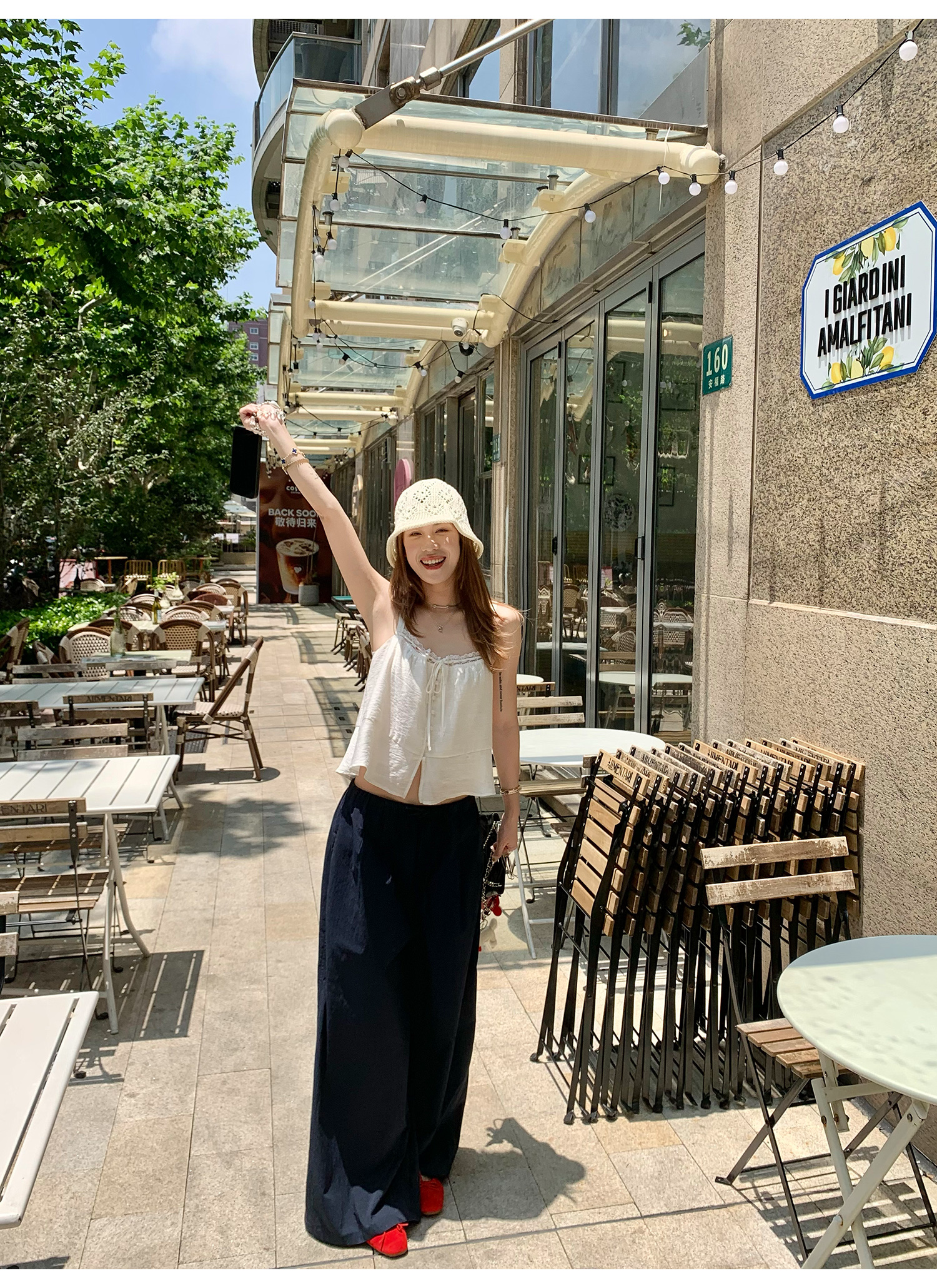 LelyMooch フレンチレースキャミ  LEM200