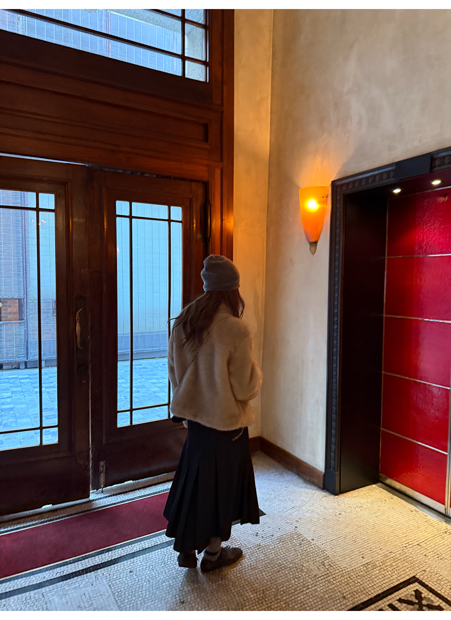 LelyMooch 黒プリーツスカート・ゴムウエスト  LEM277