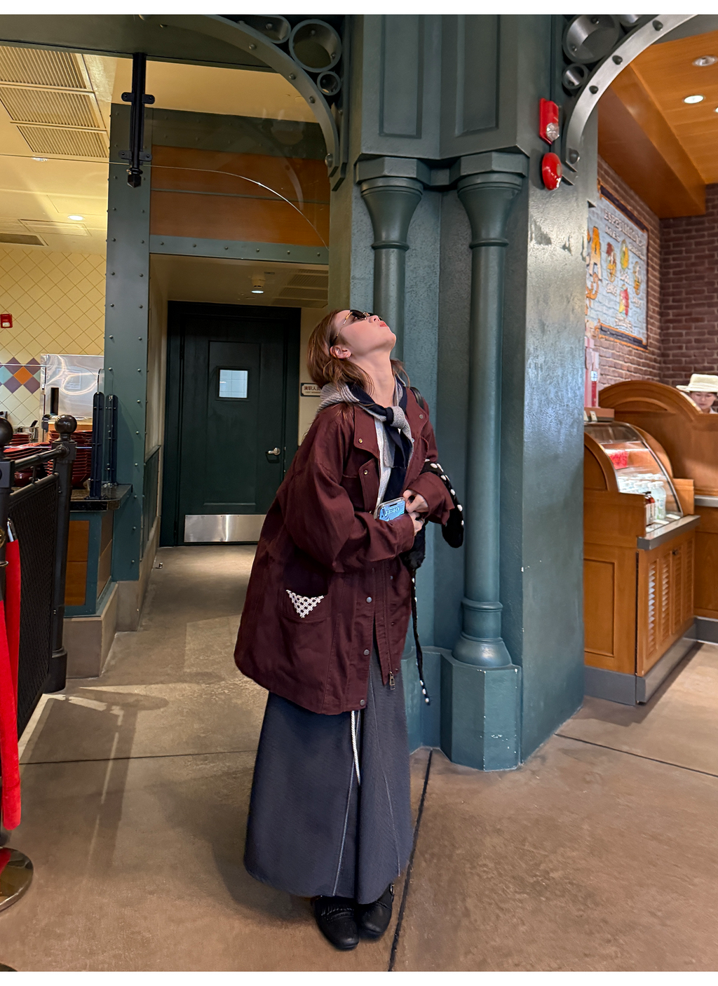 LelyMooch ゆるっとフリースワークジャケット  LEM242