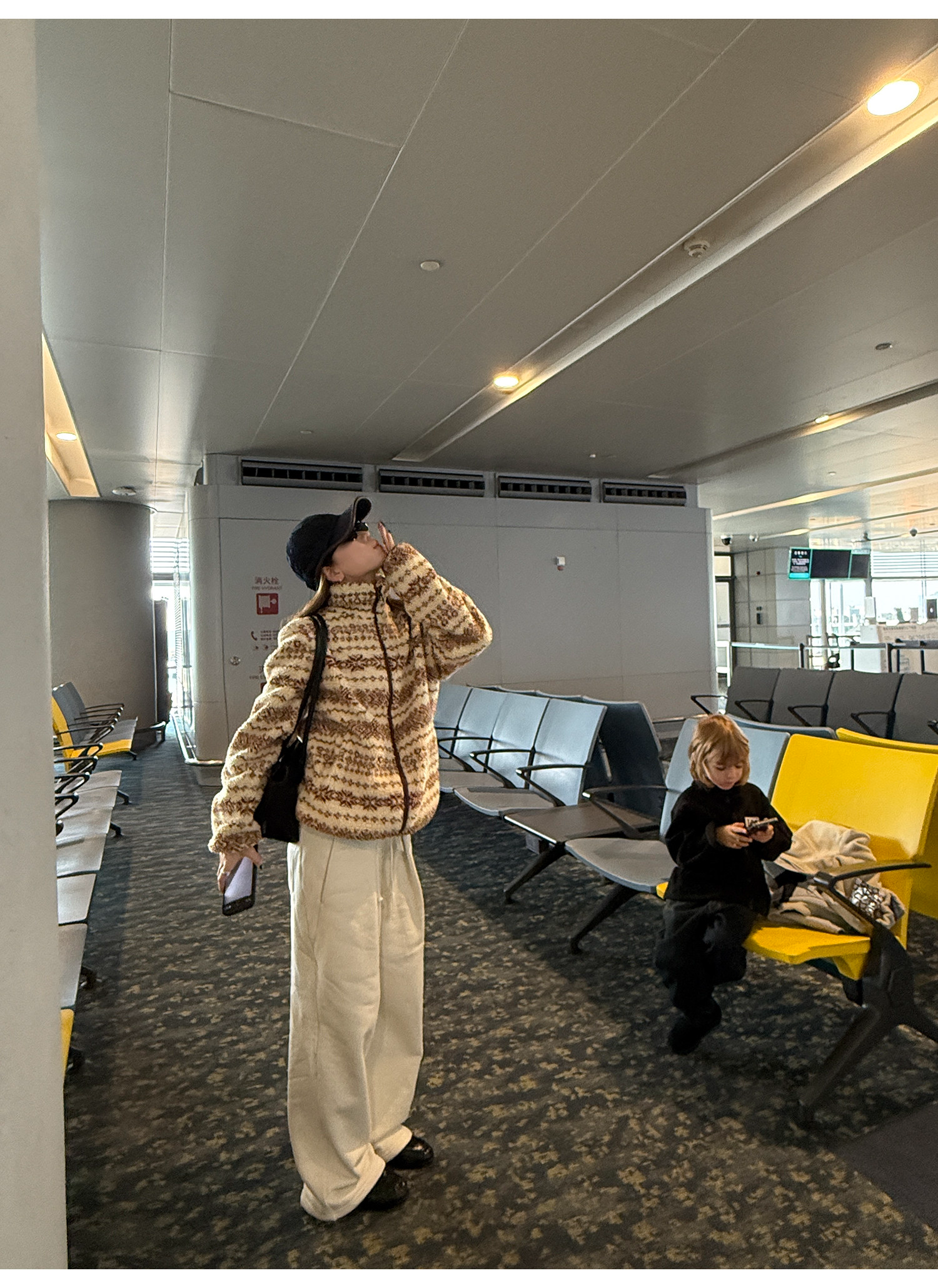 LelyMooch 裏起毛 タックイージーパンツ  LEM286