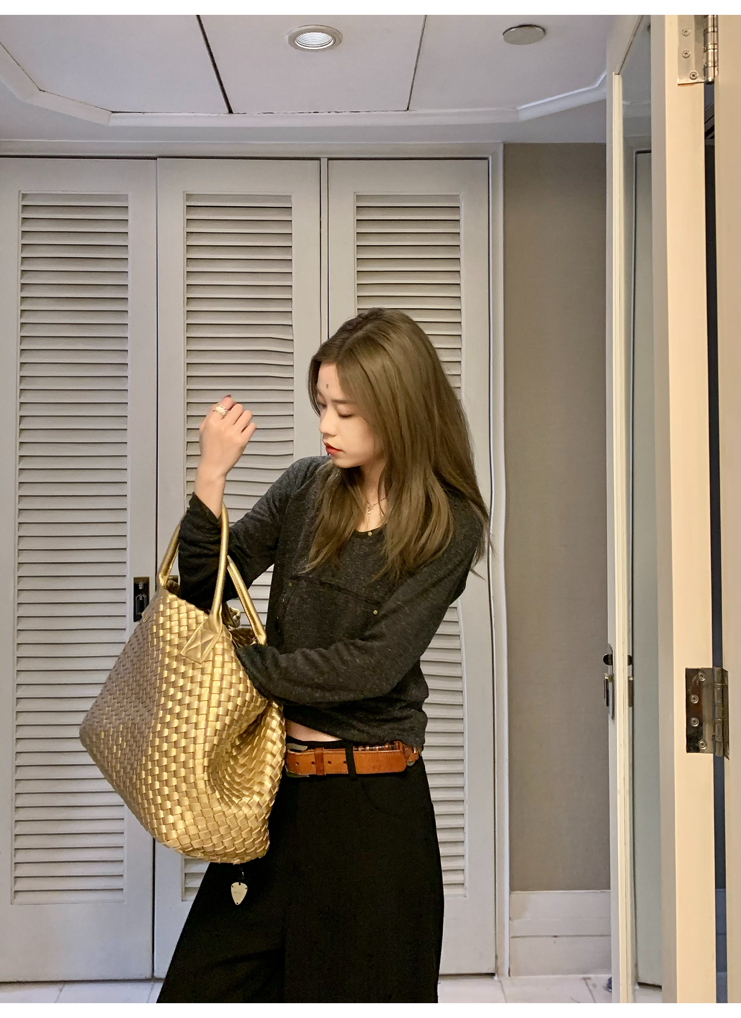 LelyMooch  レトロ調 ショートパーカー フード付き  LEM123