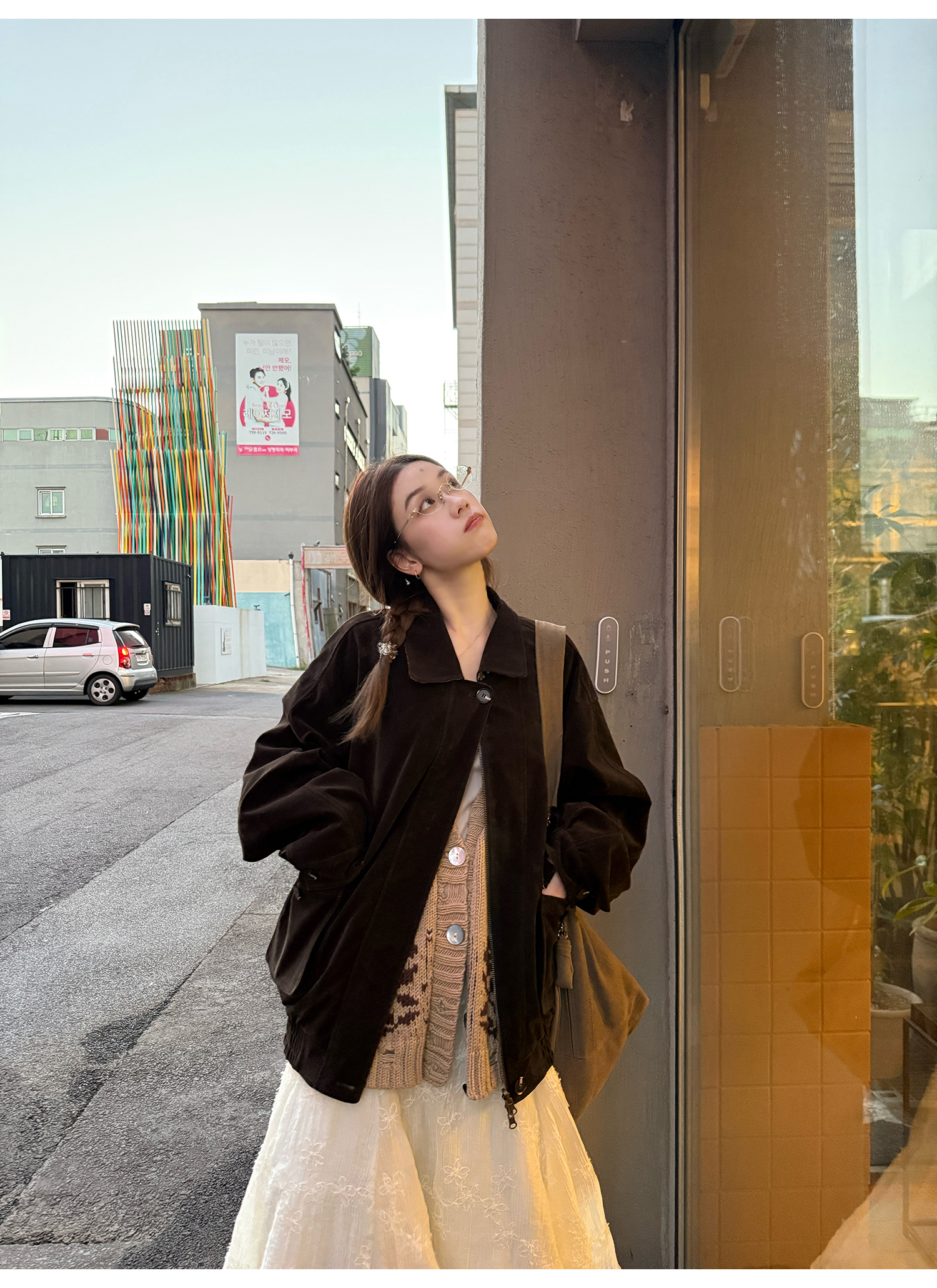 LelyMooch リバーシブルスエードジャケット  LEM250