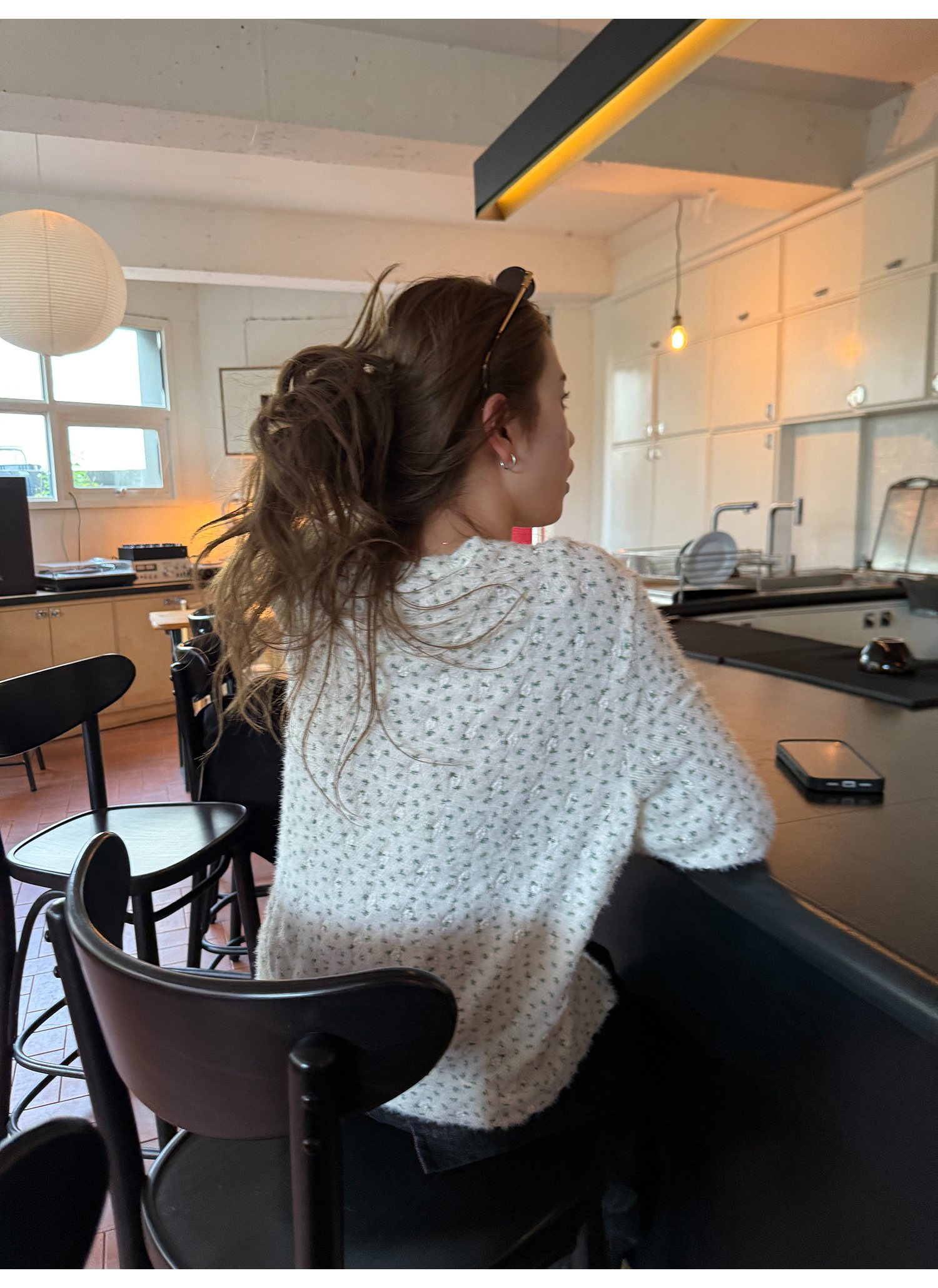 LelyMooch 花柄ふわもちニット　LEM254