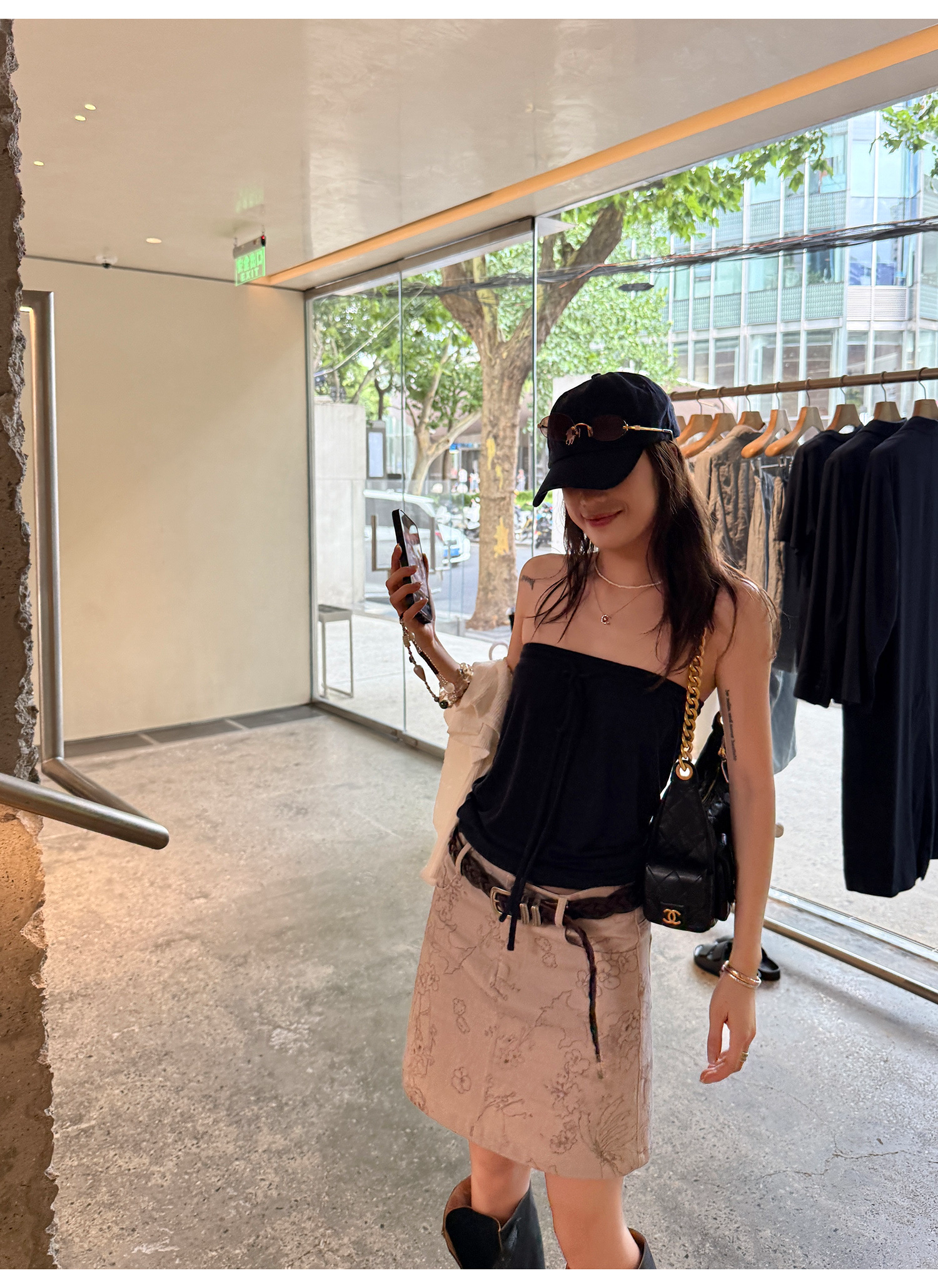 LelyMooch ブルートーンチューブトップ  LEM212