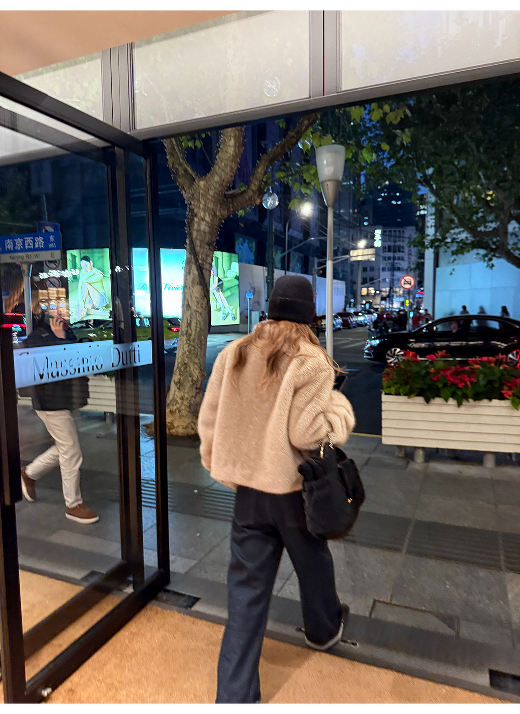 LelyMooch ふわふわエコファーコート｜オートミール  LEM268