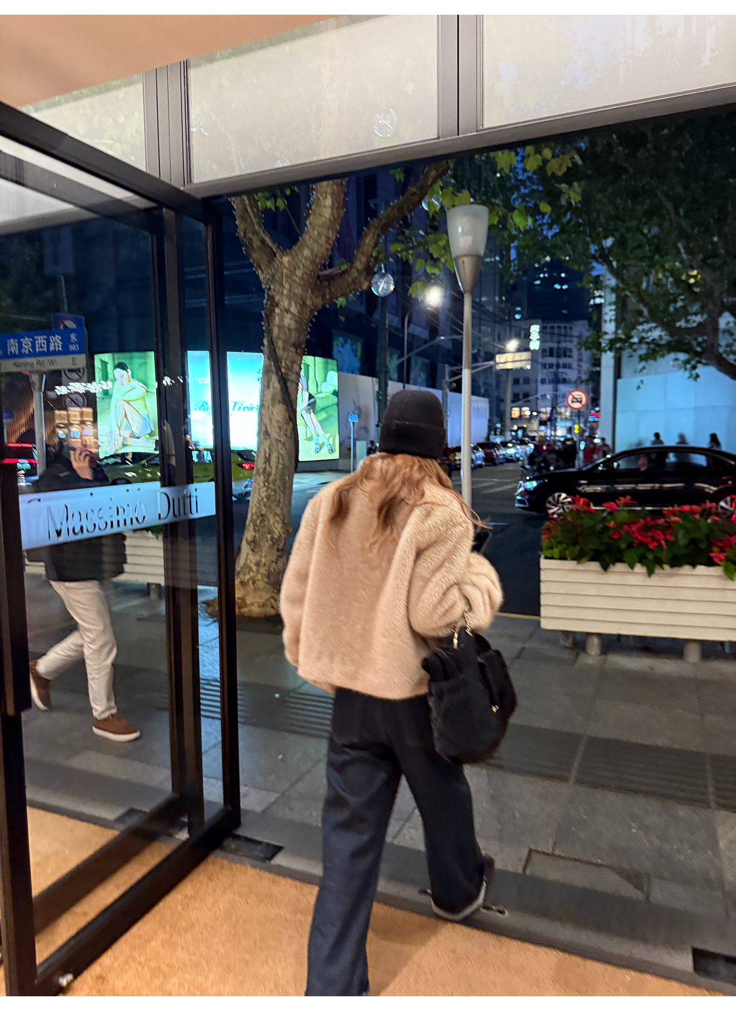 LelyMooch ふわふわエコファーコート｜オートミール  LEM268