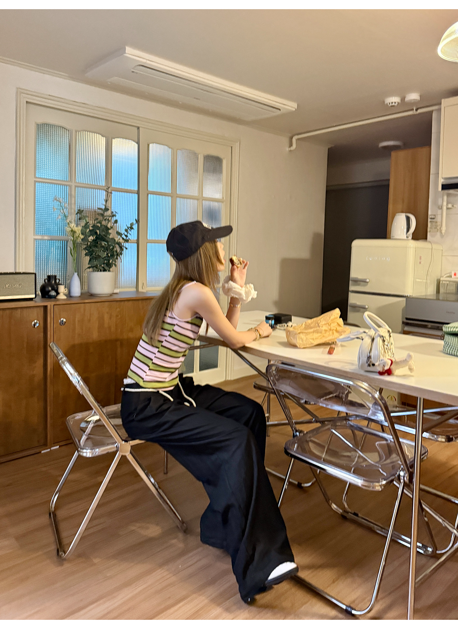 LelyMooch グァバ・ストライプキャミ  LEM164