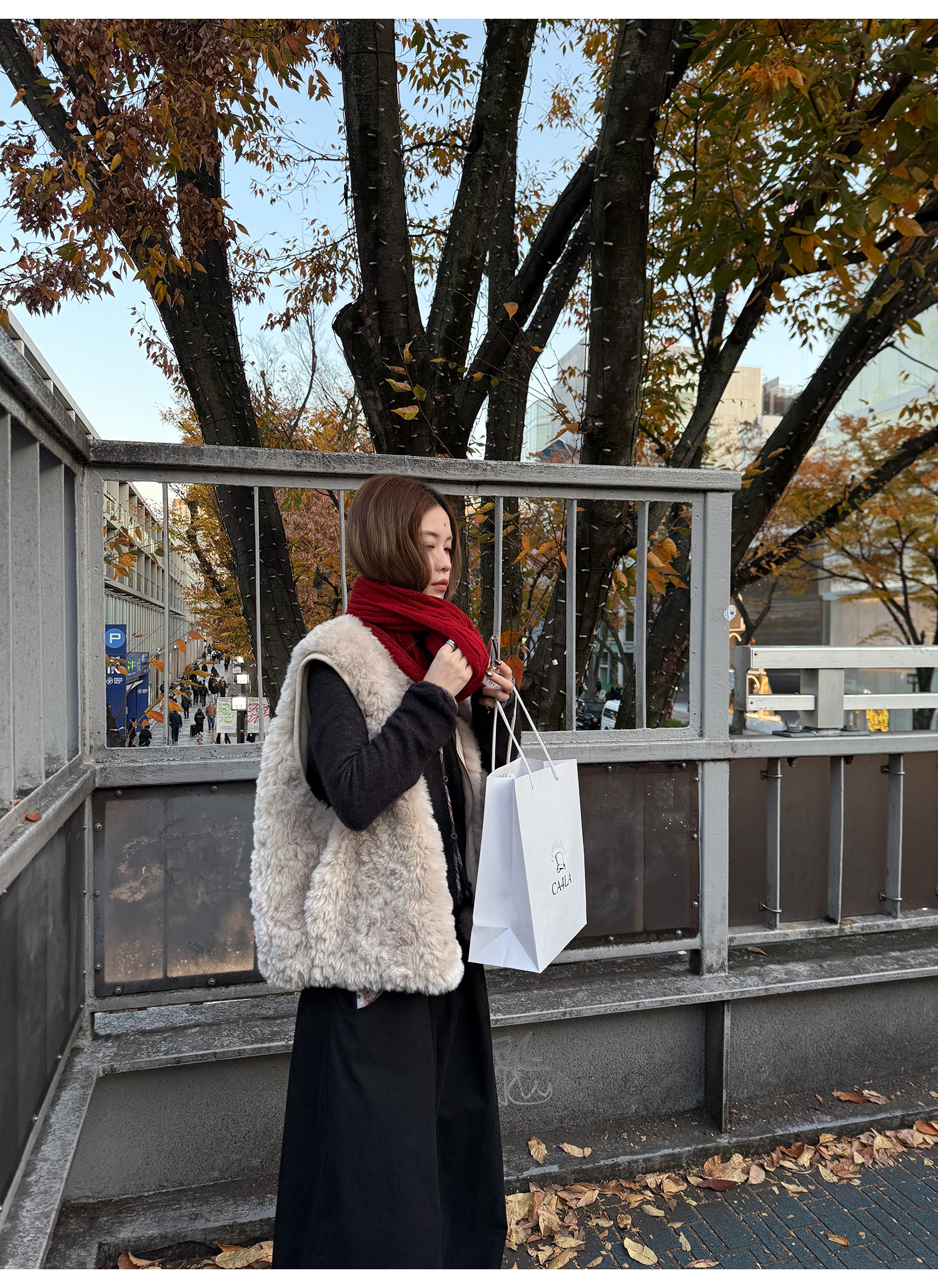 LelyMooch チェック柄パイピング ニット  LEM293