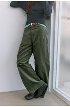 プレミアムコーデュロイ カーブパンツ  LOM109