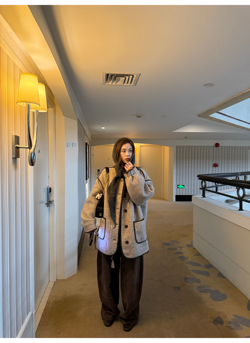 LelyMooch ハンティングムード ワイドパンツ  LEM271