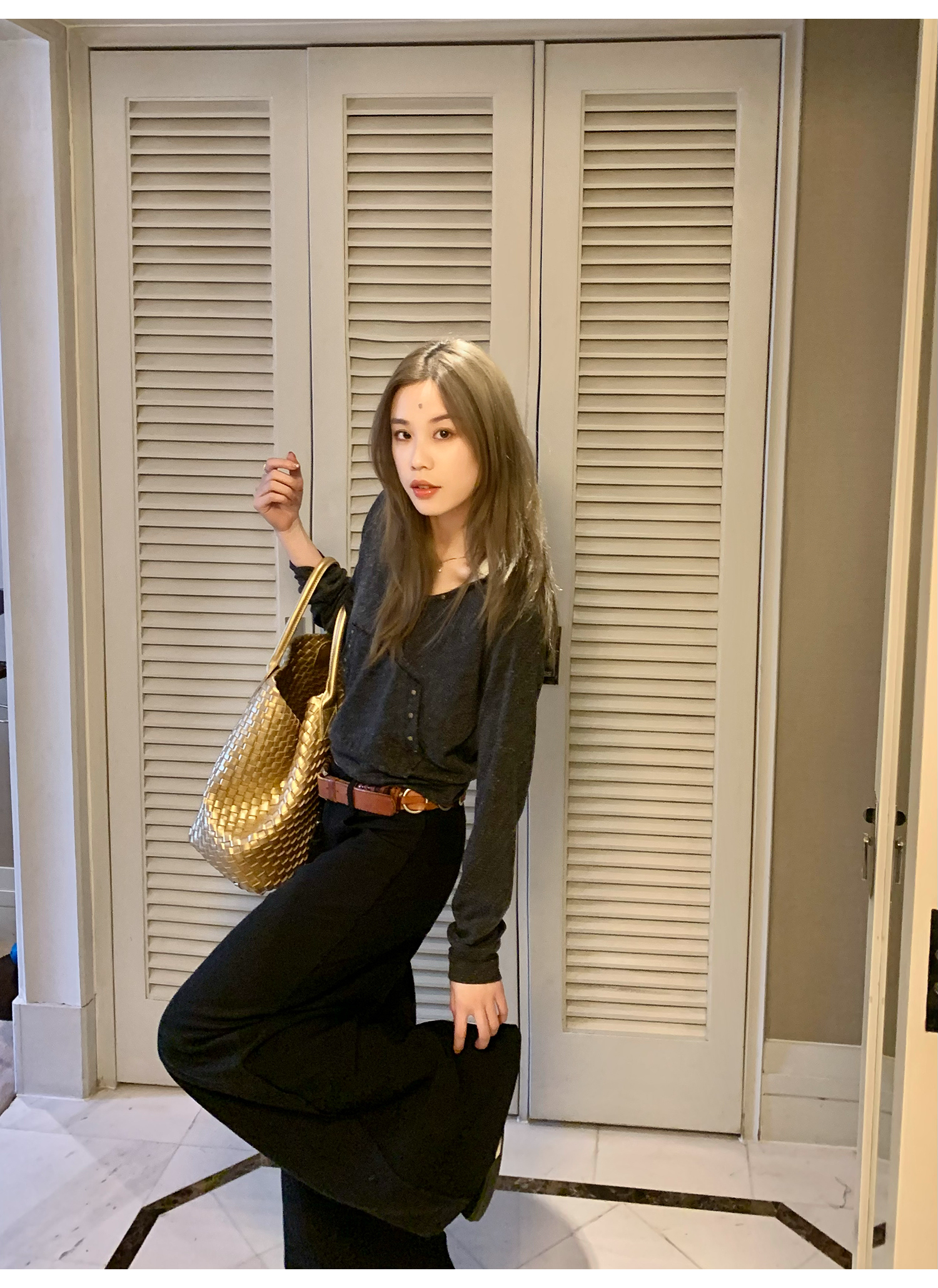 LelyMooch  レトロ調 ショートパーカー フード付き  LEM123