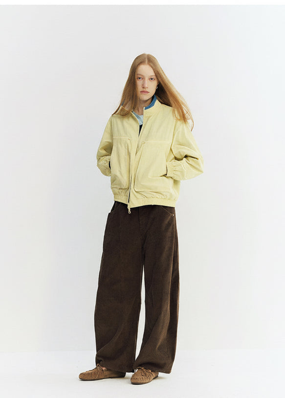 コーデュロイパンツ・立体カーブシルエット  LOM035