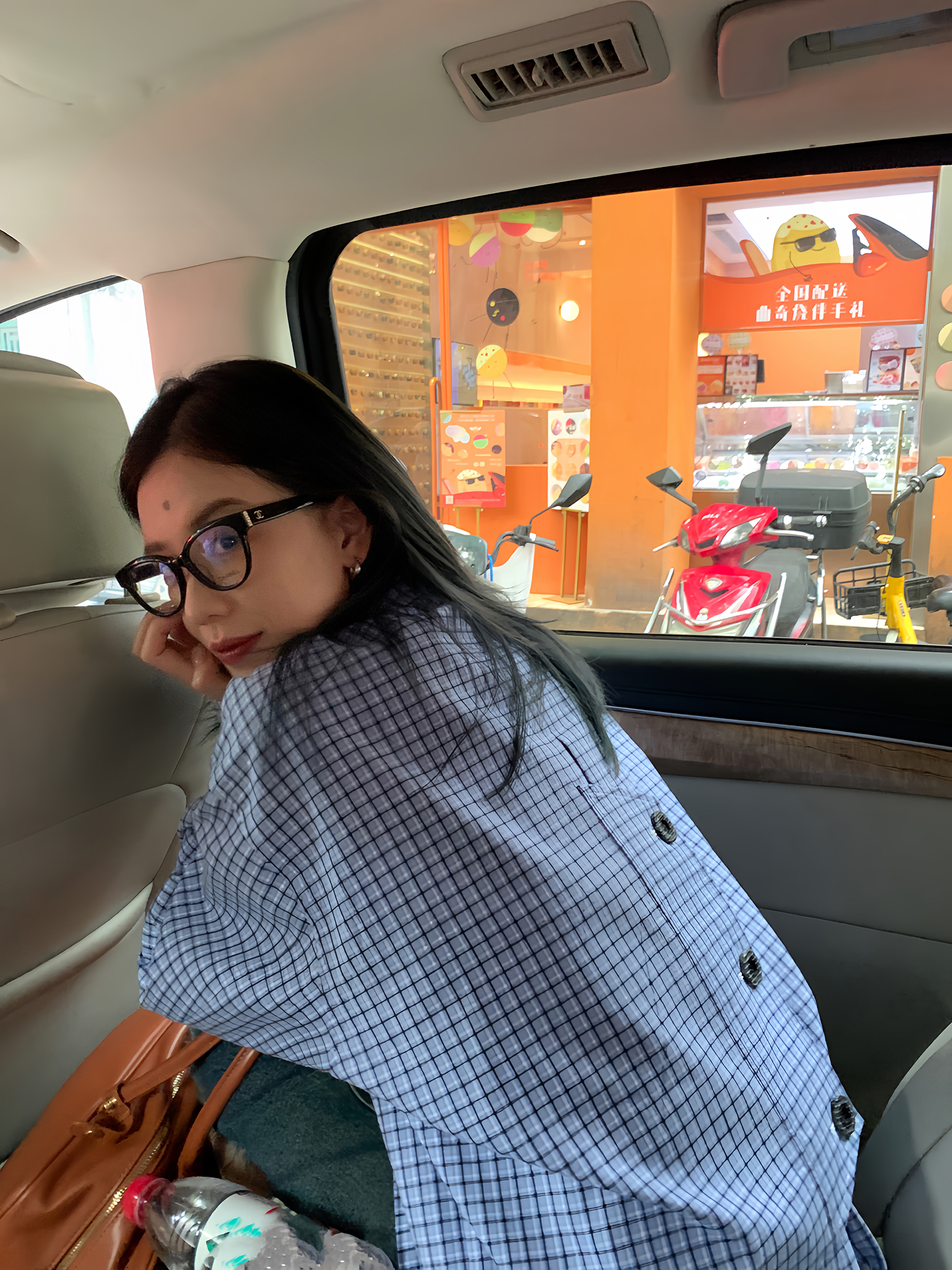 LelyMooch Blue Check Shirt Jacket LEM072