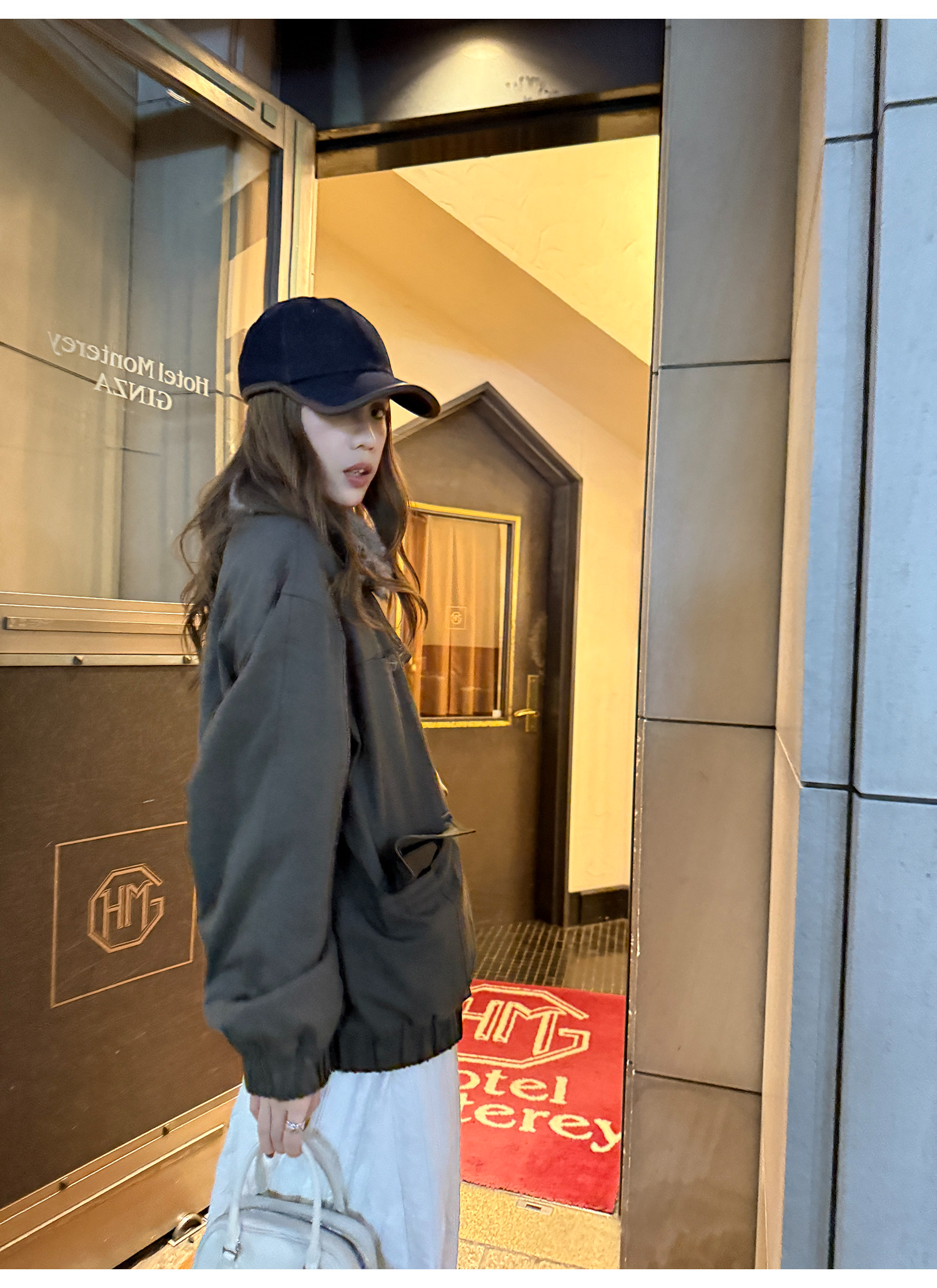 LelyMooch 2種類の襟を自由に切り替え・中綿ジャケット  LEM282