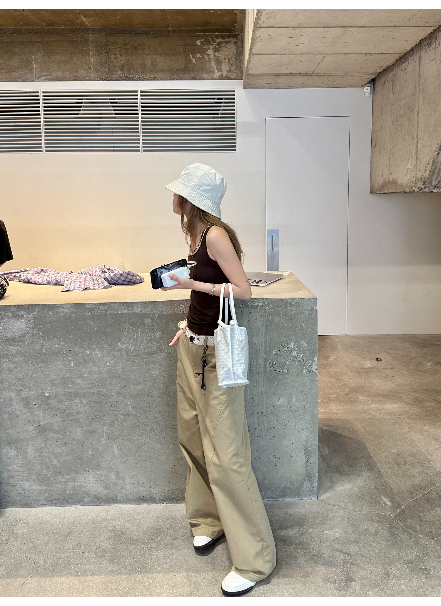 LelyMooch 黄金比カットチノパン  LEM174