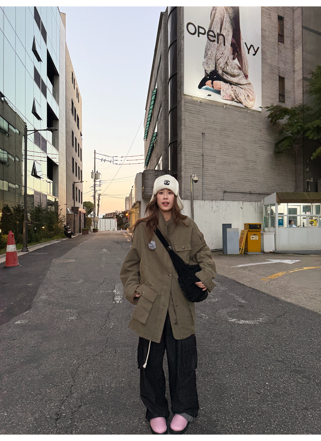 LelyMooch ヴィンテージ風クロスボタンワークジャケット  LEM262