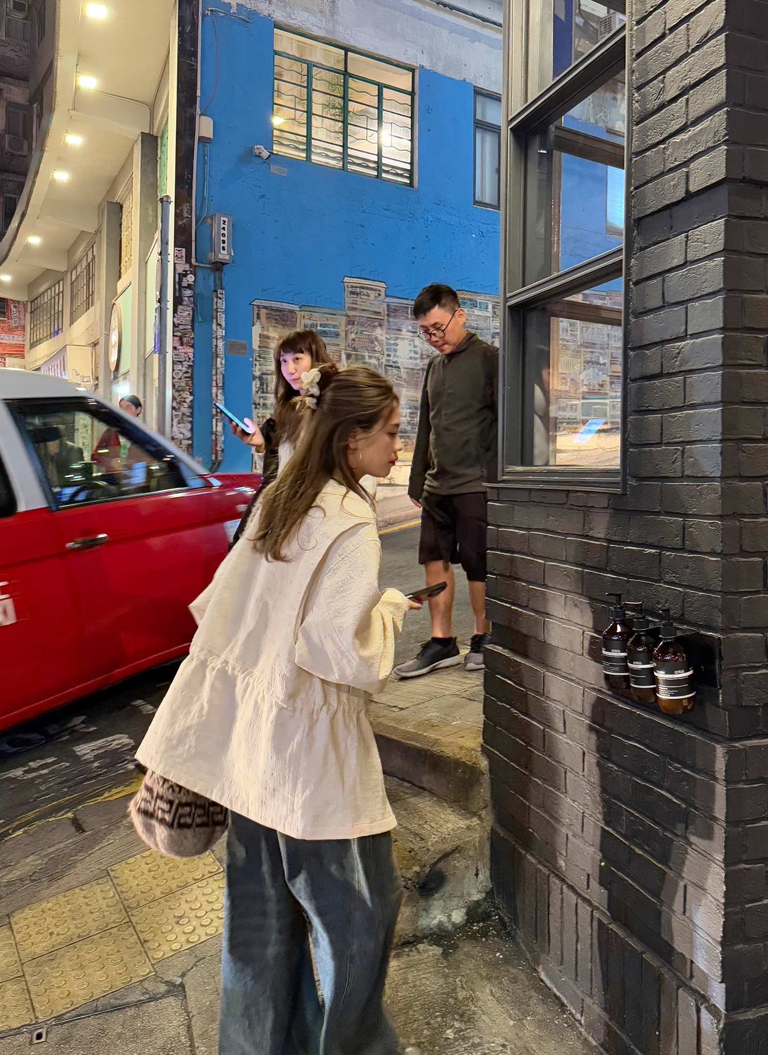 LelyMooch Checkered Trench Coat Midi Length LEM077