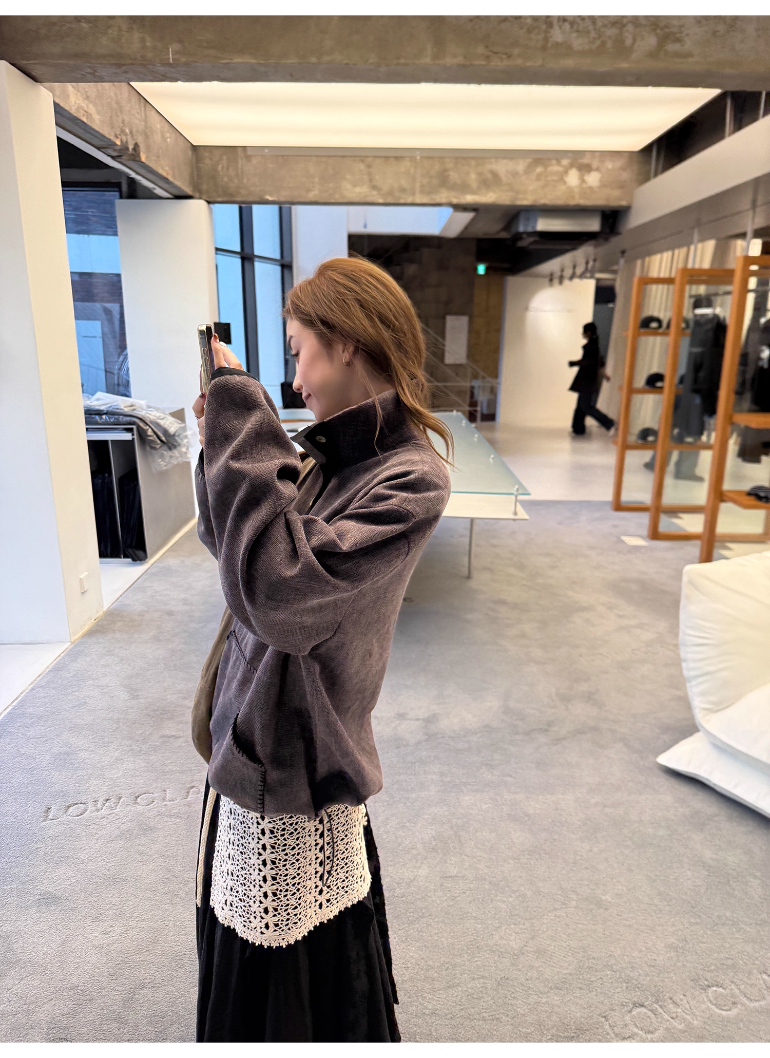 LelyMooch コットン刺しゅうスカートカバー  LEM258